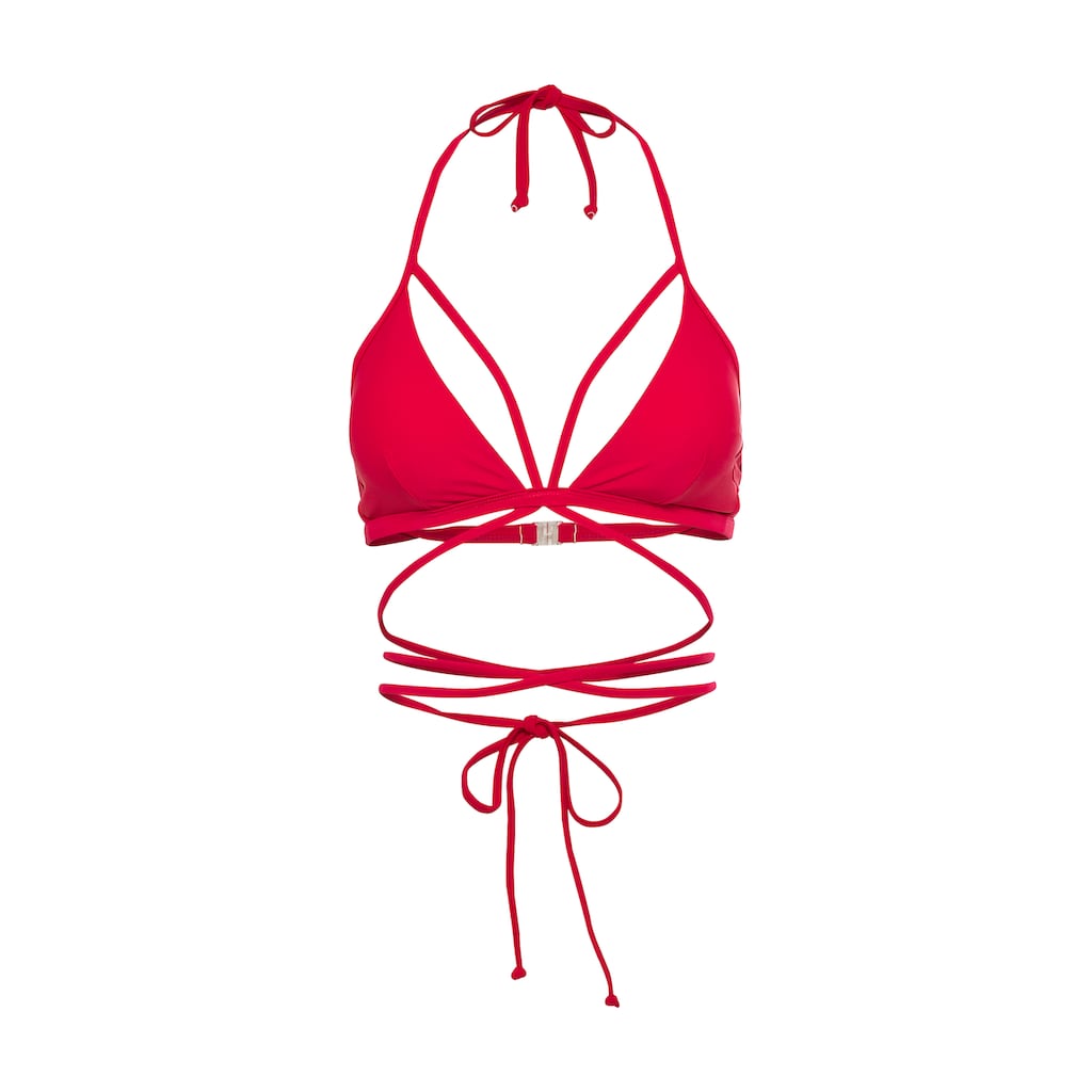 LSCN by LASCANA Triangel-Bikini-Top »Gina«, mit langem Bindeband