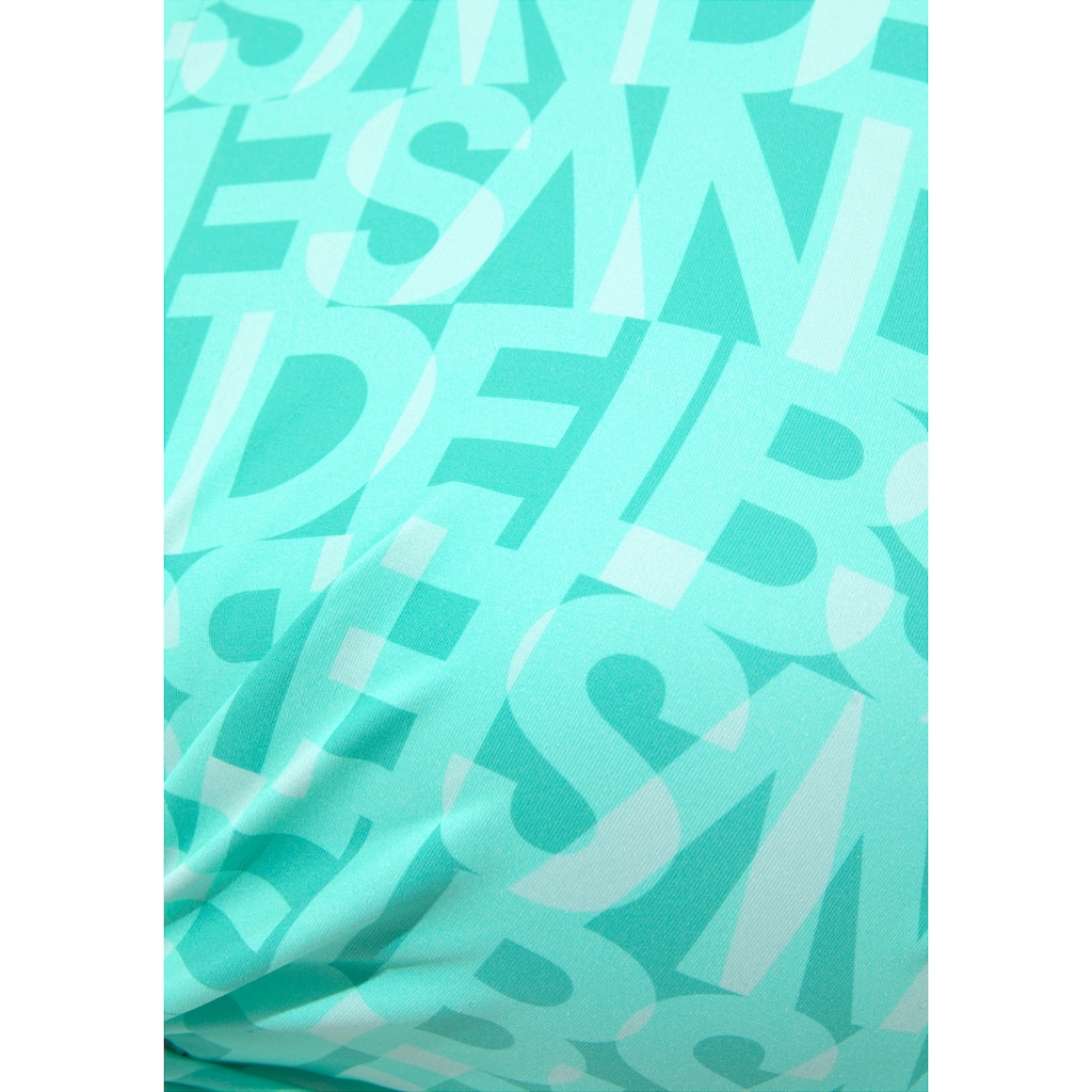 Elbsand Crop-Bikini-Top »Letra«, mit tollem Wording