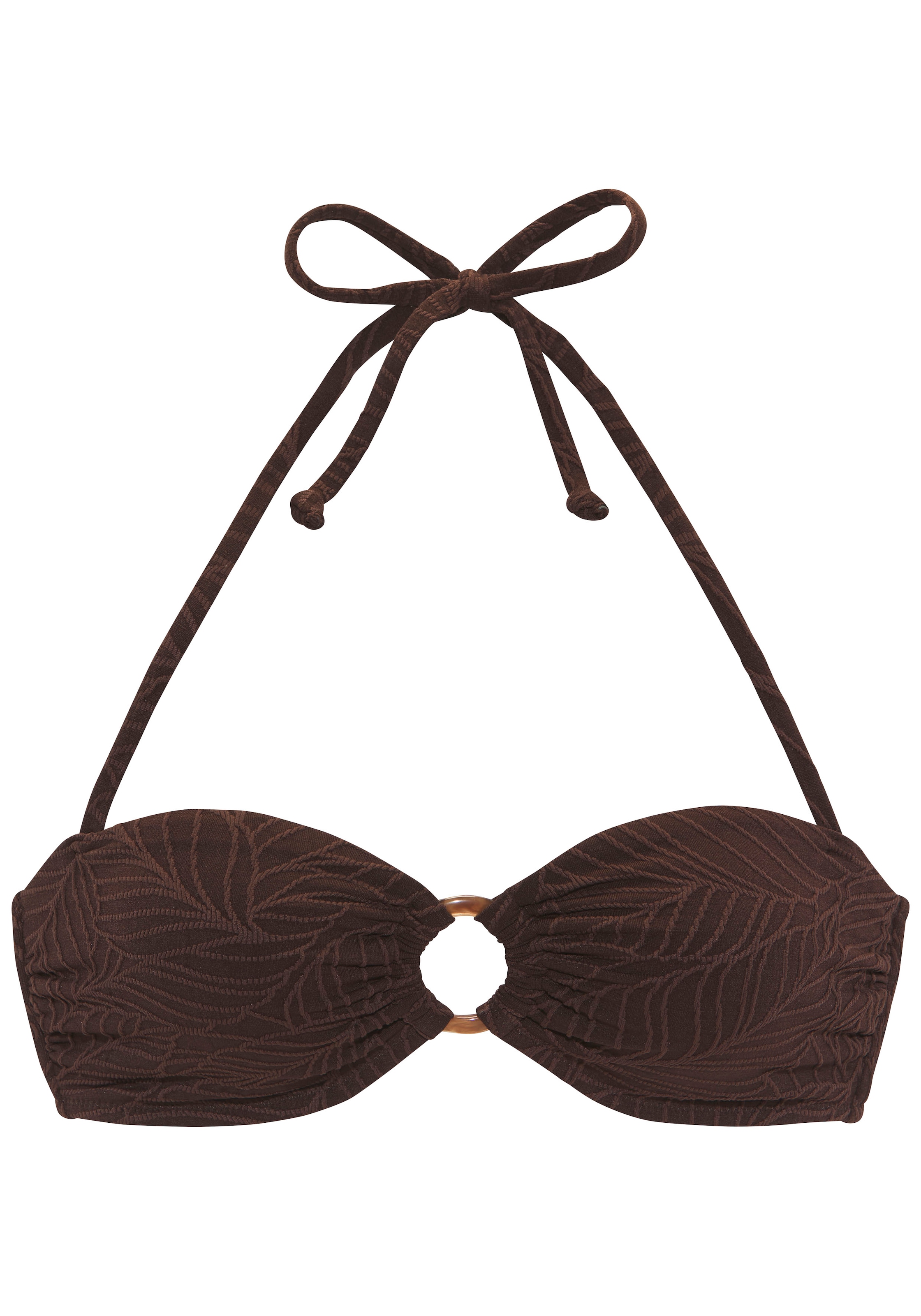 LASCANA Bandeau-Bikini-Top »Fay« aus eleganter Strukturware