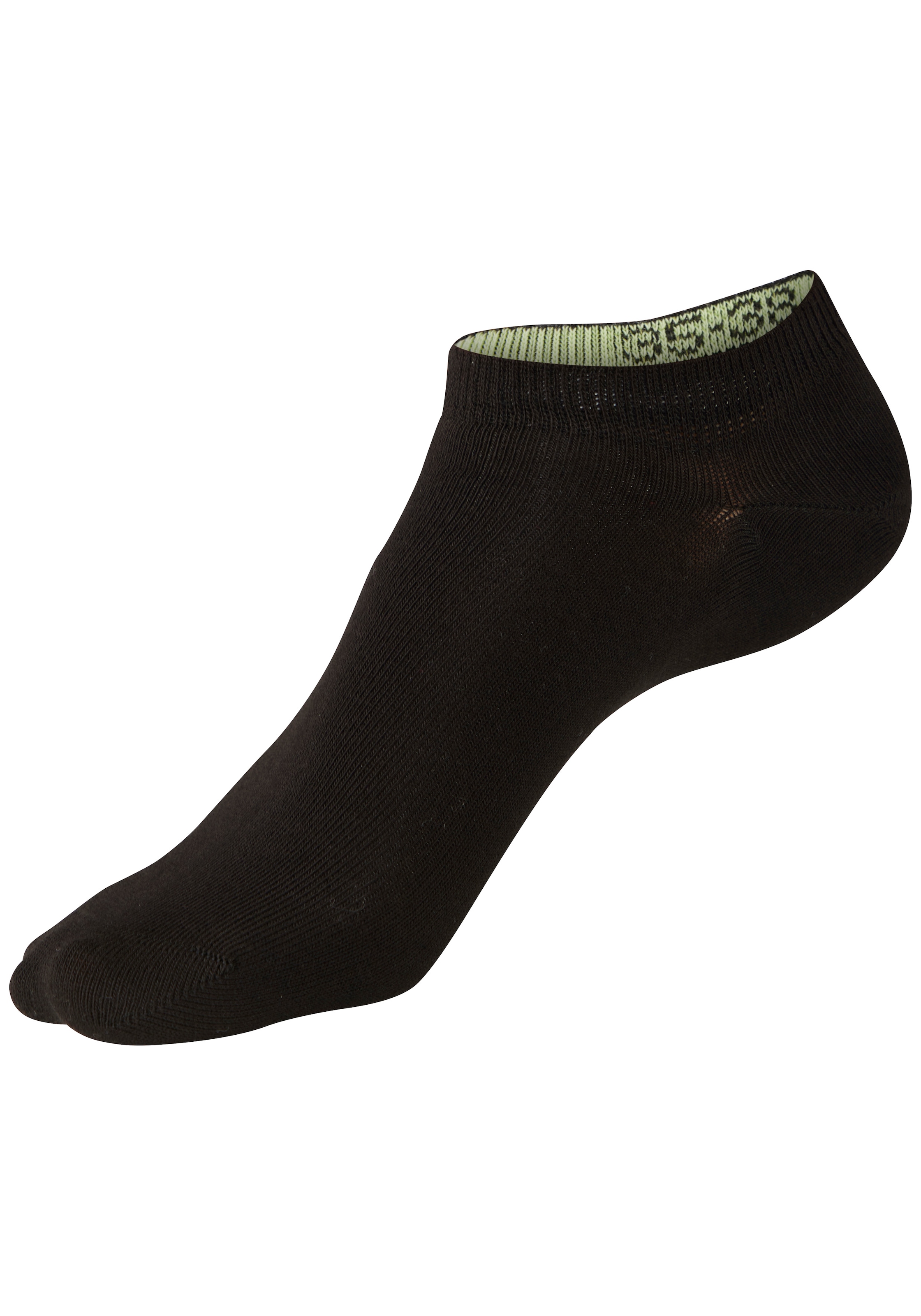 H.I.S Chaussettes de baskets »für Damen und Herren, perfekt zu sortieren, mit farbigen Innenbündchen« Boîte, 20 Couple tlg. dans une boîte cadeau pratique pour le travail et les loisirs