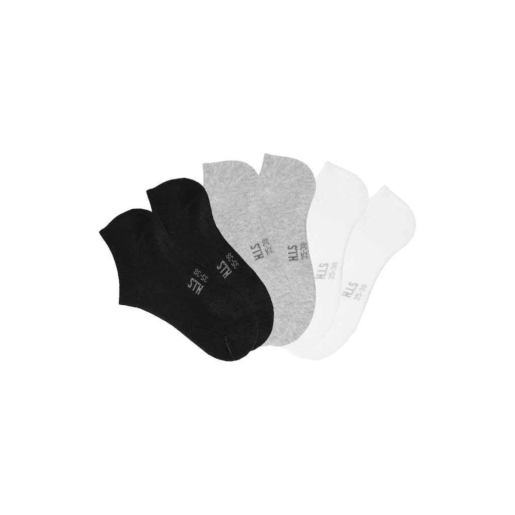 H.I.S Sneakersocken, (Packung, 6 Paar), mit besonders kurzem Schaft
