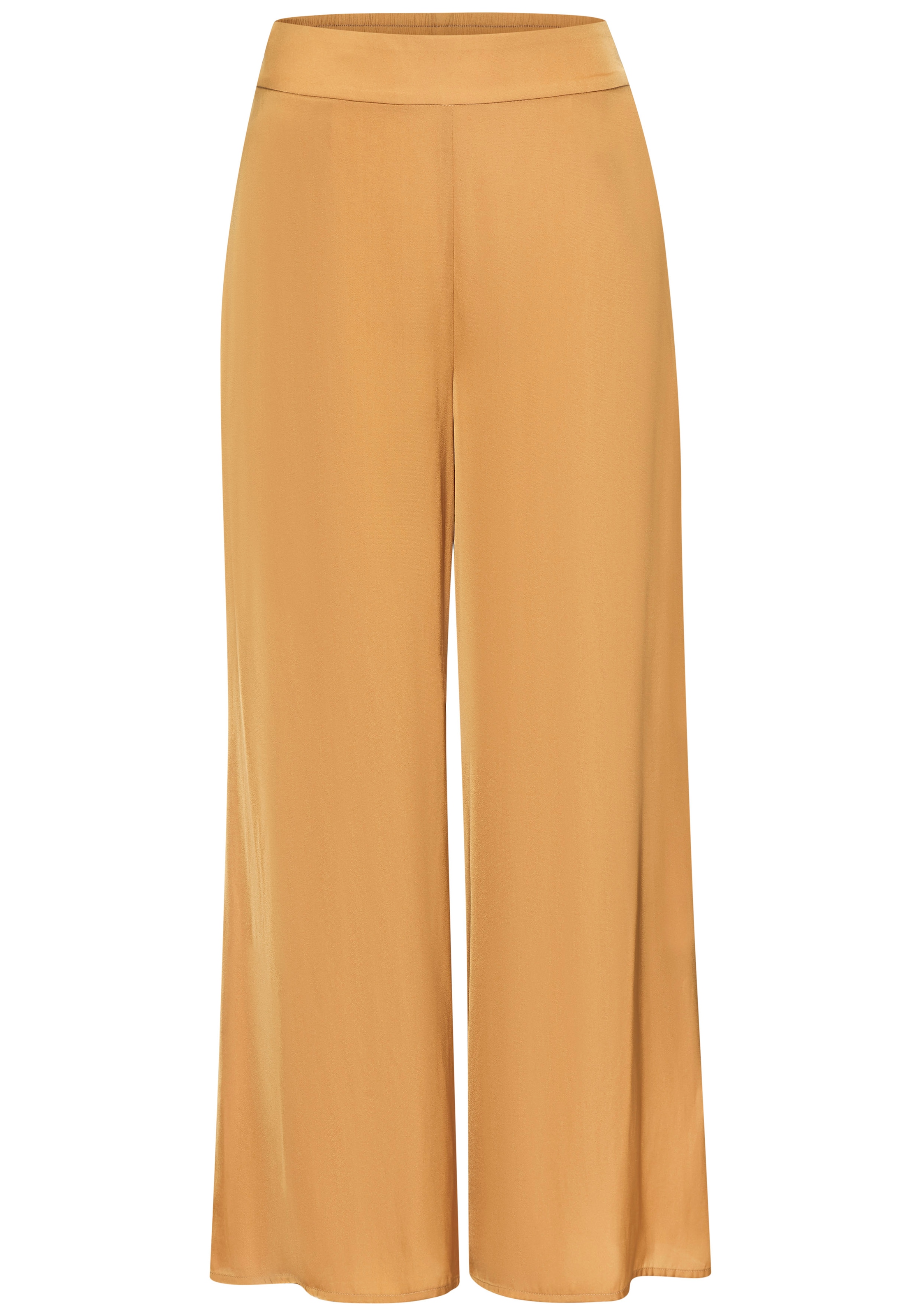 LASCANA Webhose, aus leichter Satinqualität, weite Palazzohose mit Taschen, Stoffhose