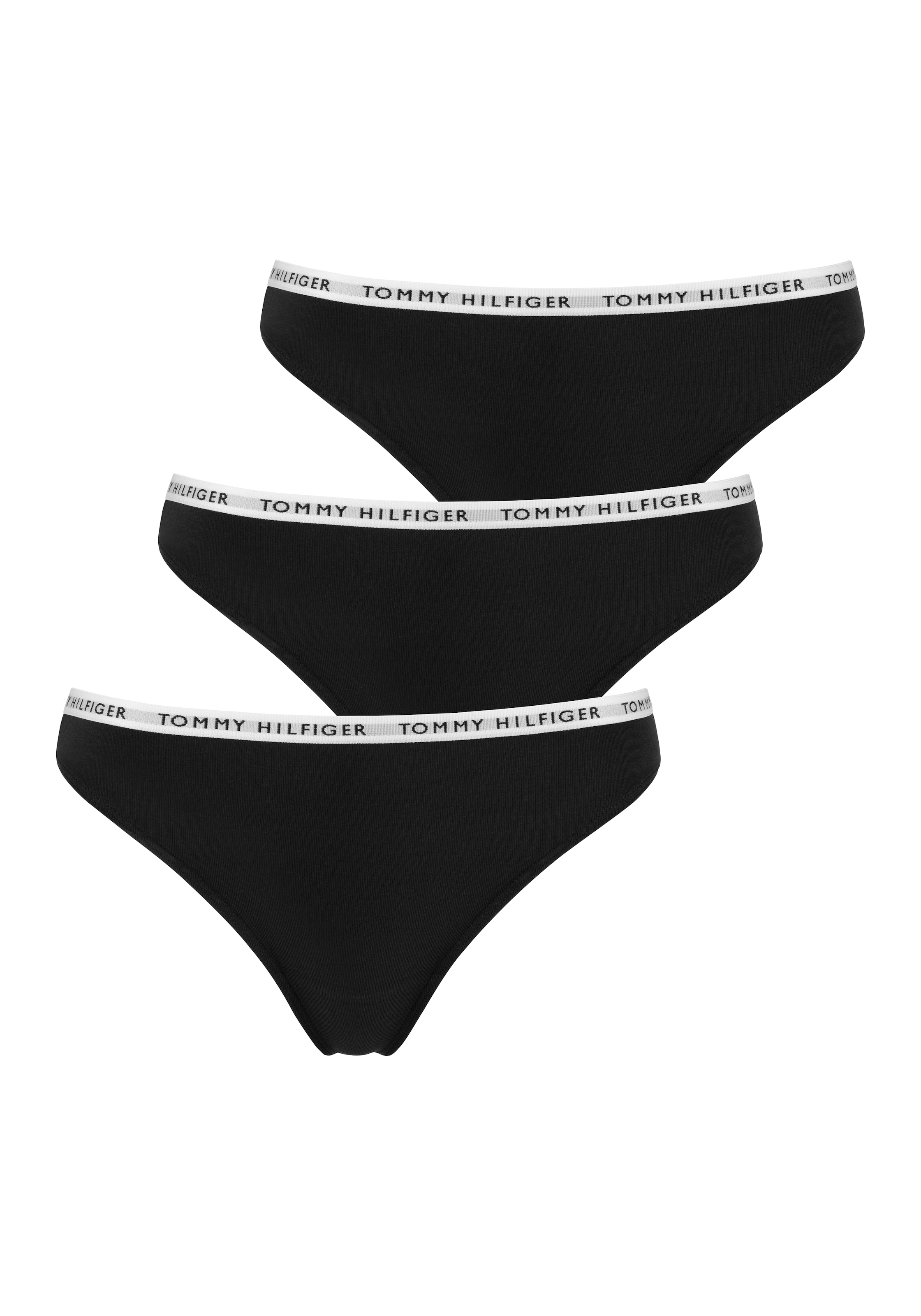 Tommy Hilfiger Underwear String 3 cuis mit schmalem Logobündchen