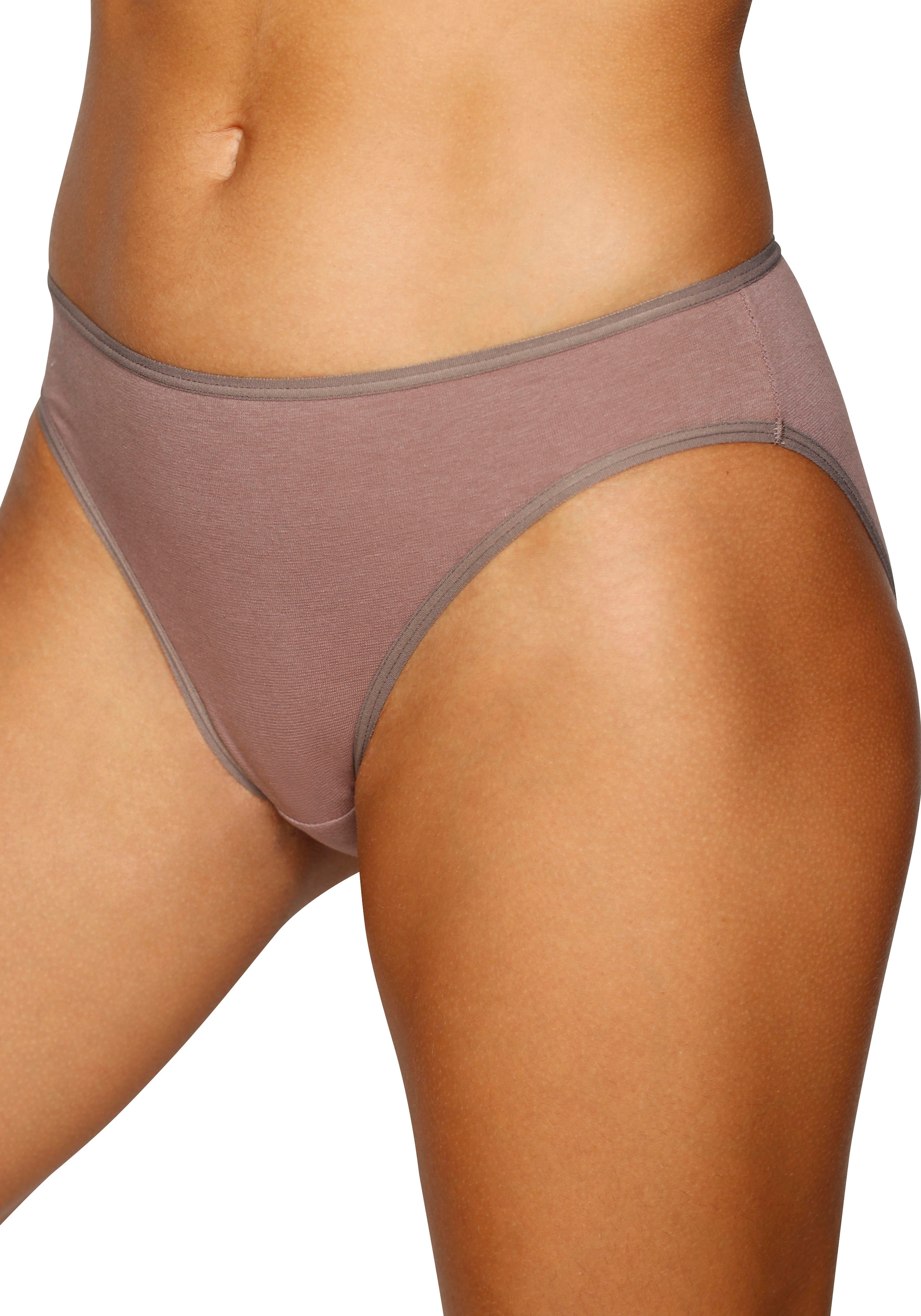 petite fleur Bikinislip, (10er-Pack), aus elastischer Baumwolle