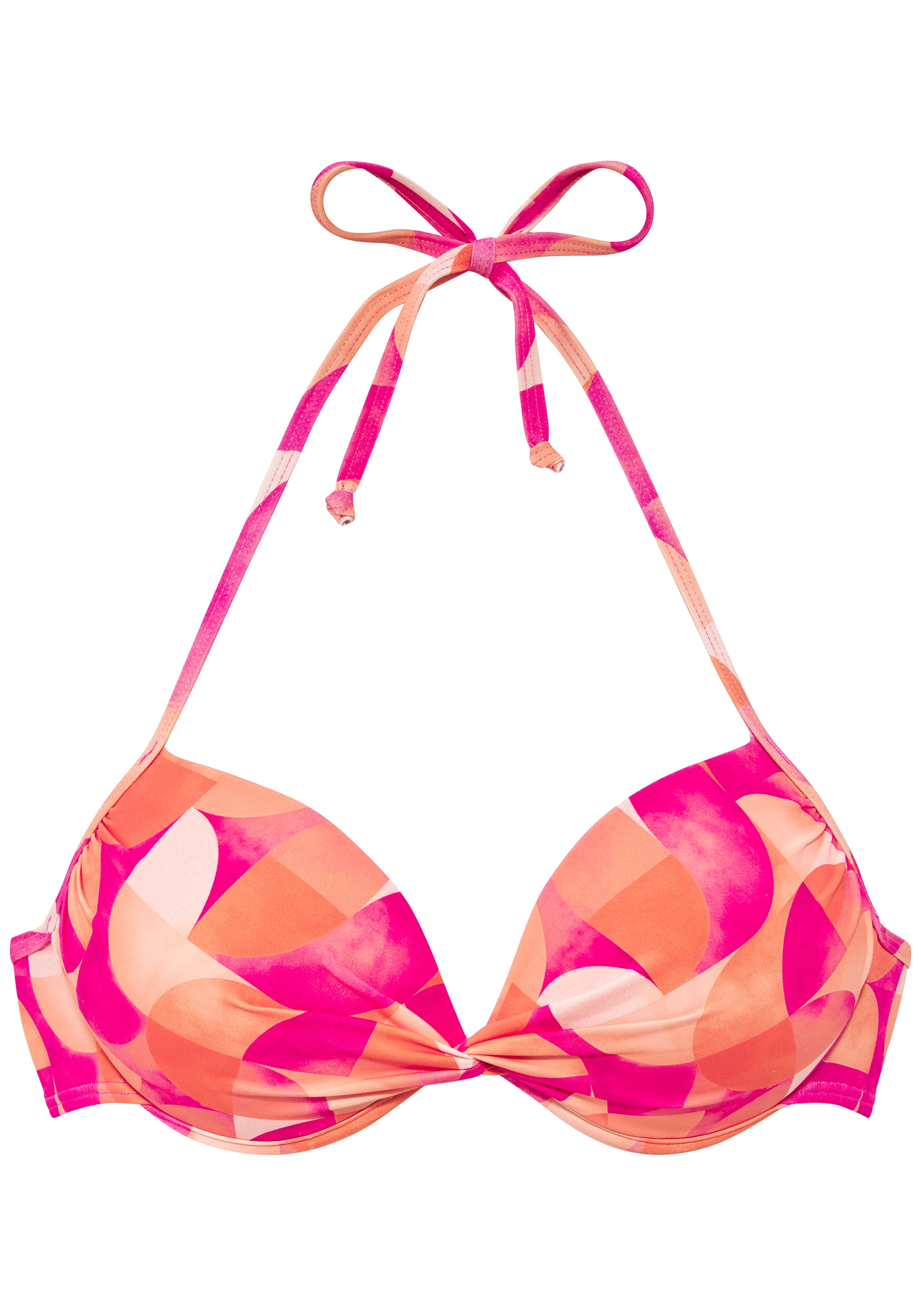 LASCANA Top bikini push-up »Tilly« mit modernem Allover-Print