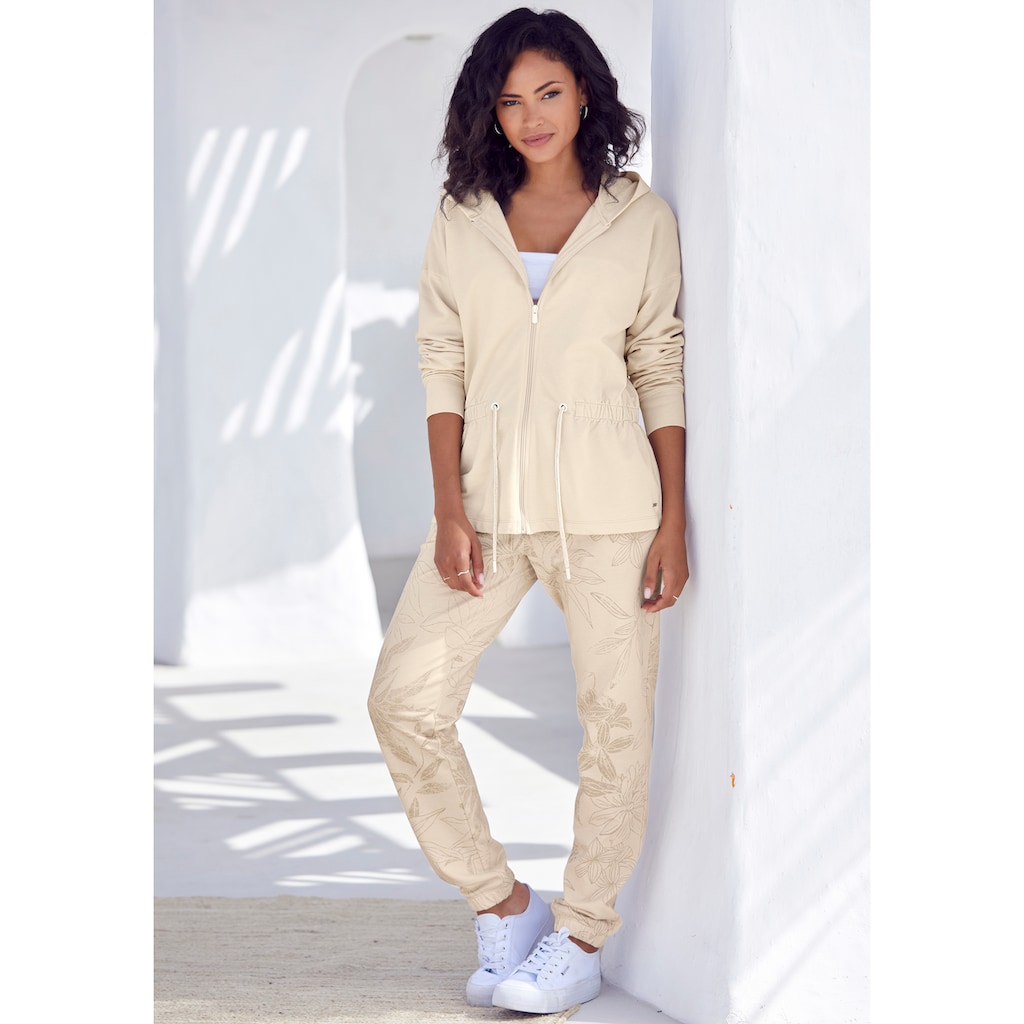 LASCANA Loungehose, mit floralem Alloverdruck, Loungewear