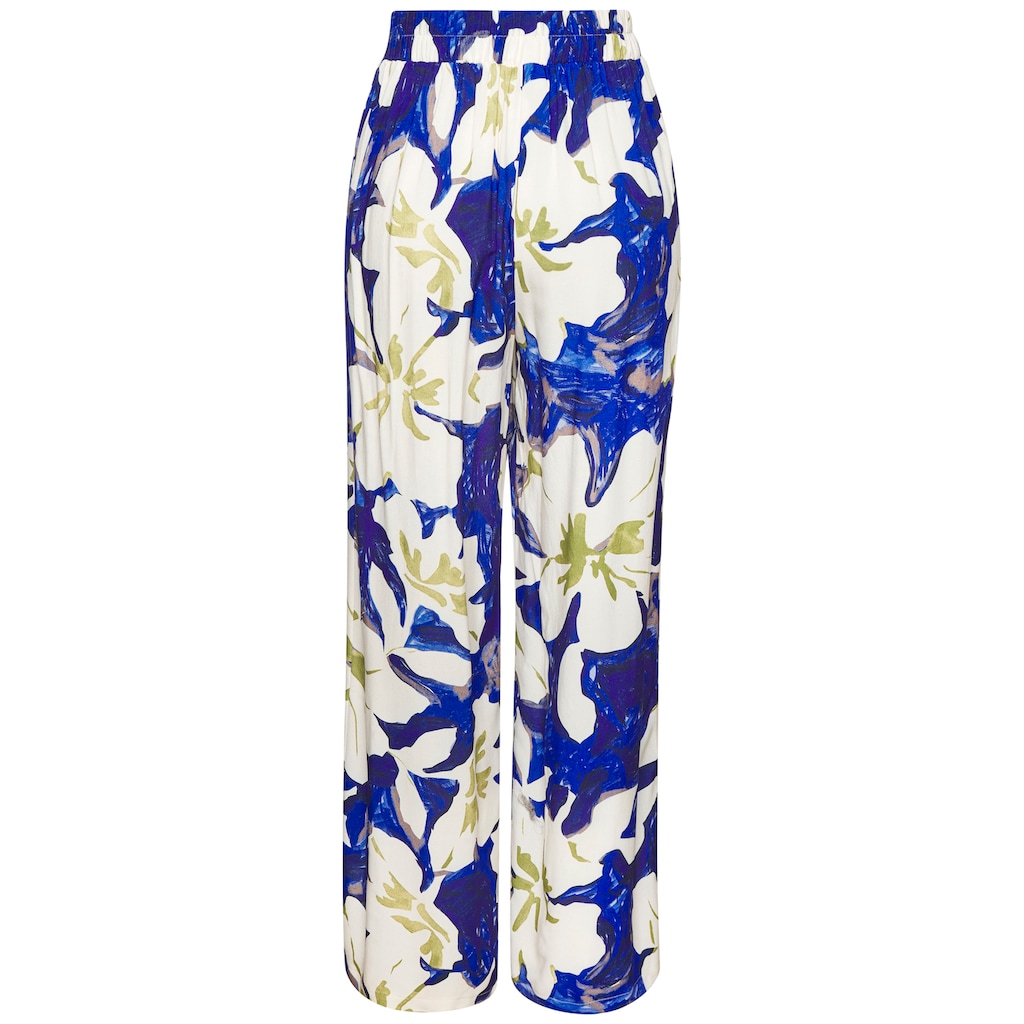 Vivance Palazzohose, mit grossem Blumendruck