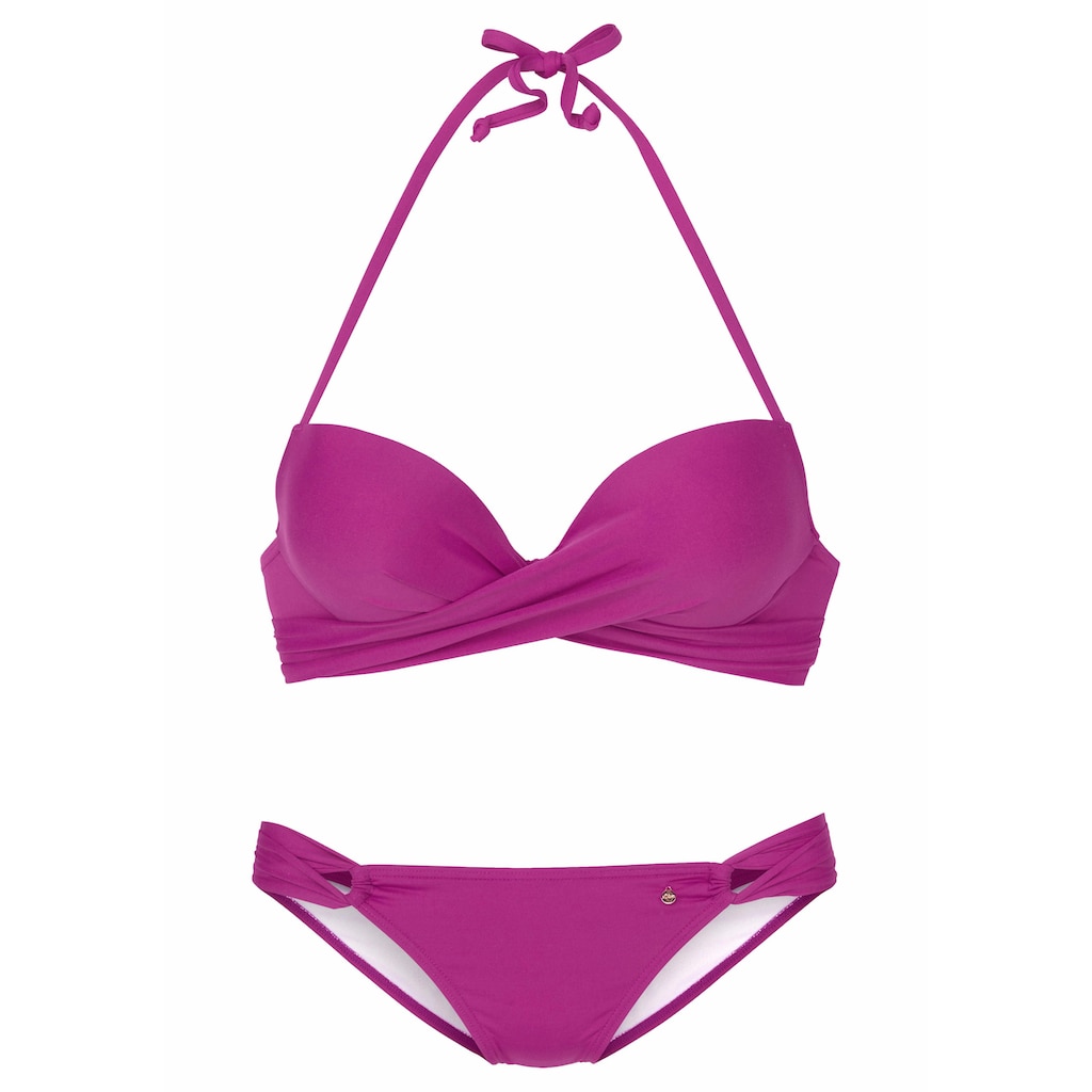 s.Oliver Push-Up-Bikini, mit zusätzlichen Bindebändern