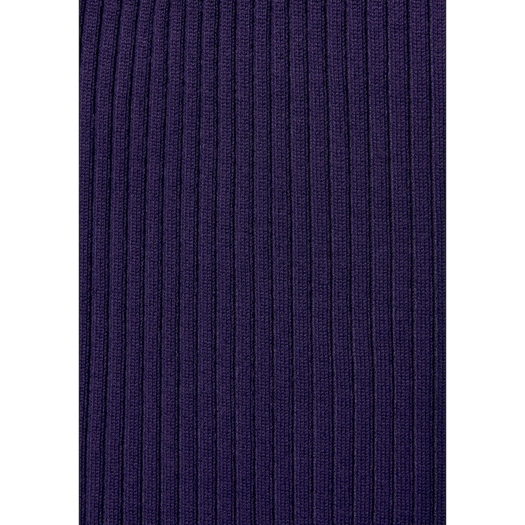 LASCANA Strickkleid, Loungekleid zum wickeln mit Taillengürtel, Loungewear