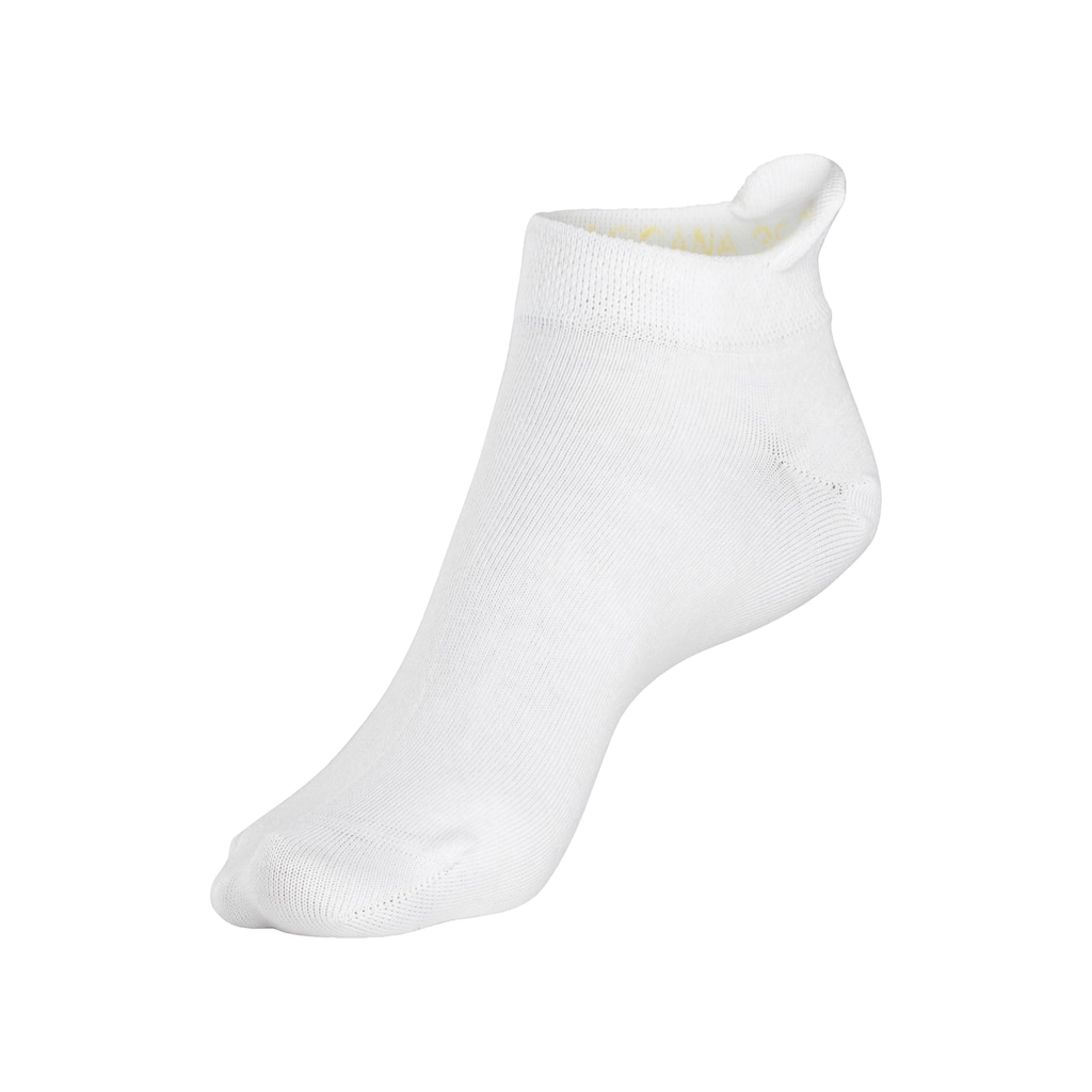 LASCANA Sneakersocken, (Box, 7 Paar, Box), mit kleiner Stickerei