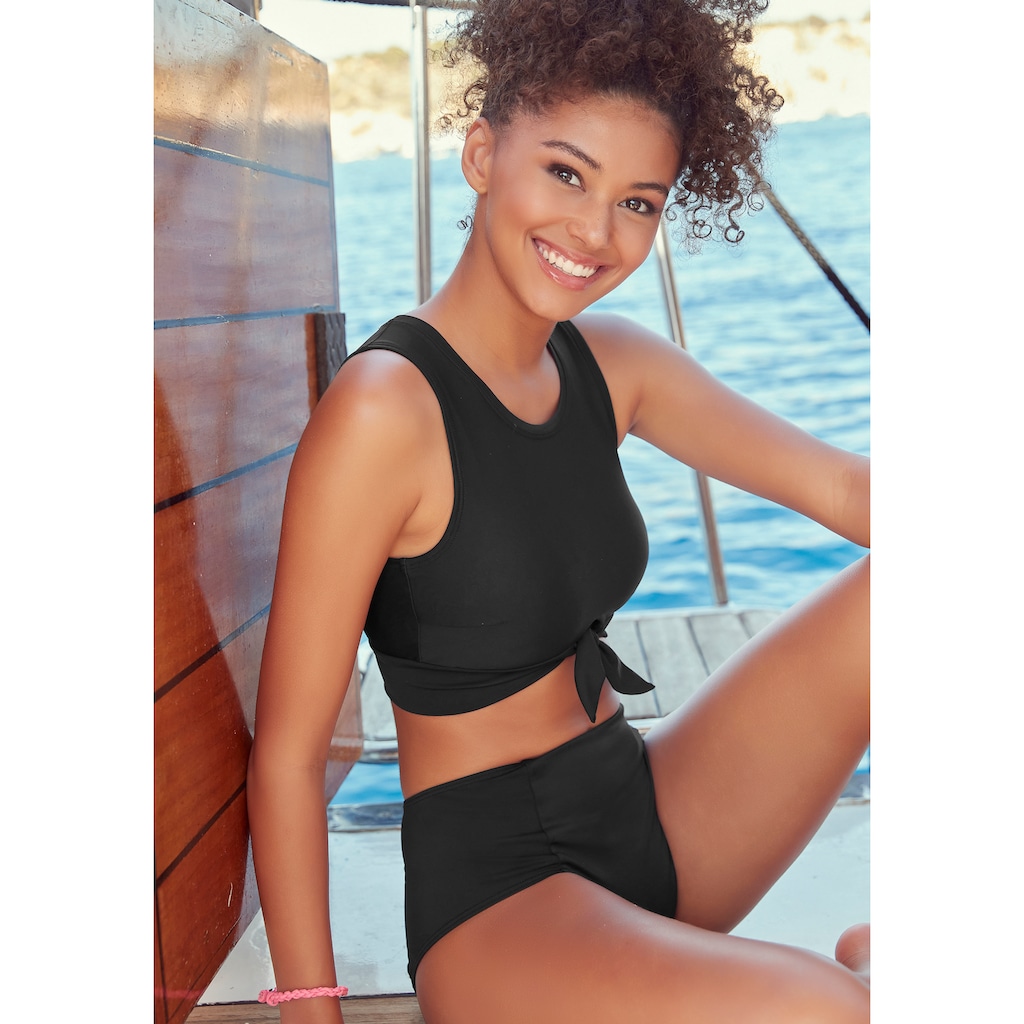 Venice Beach Crop-Bikini-Top »Planet«, mit Zierknoten