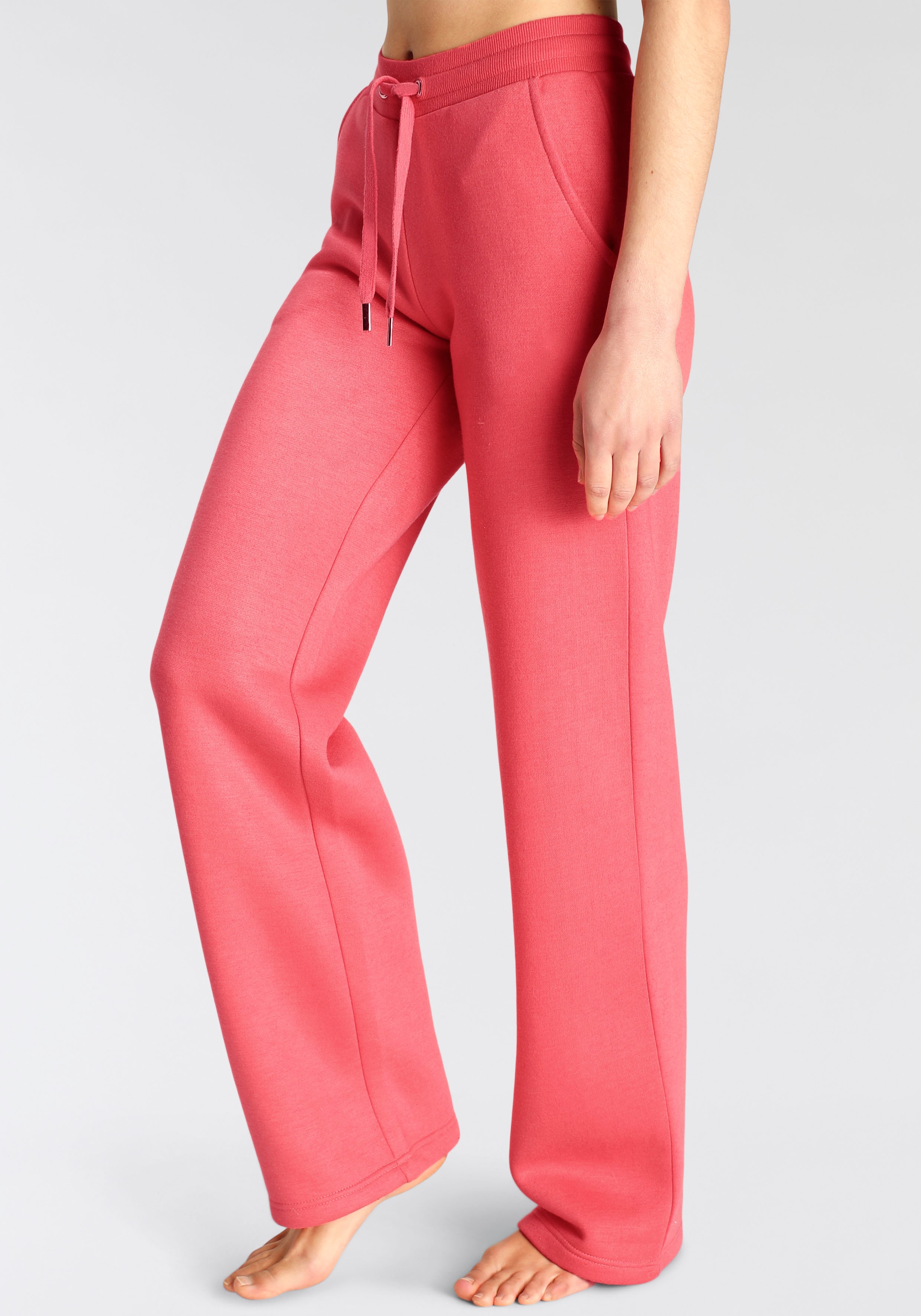 Vivance Relaxhose, mit weitem Bein und aus ultraweicher Sweatqualität, Loungewear