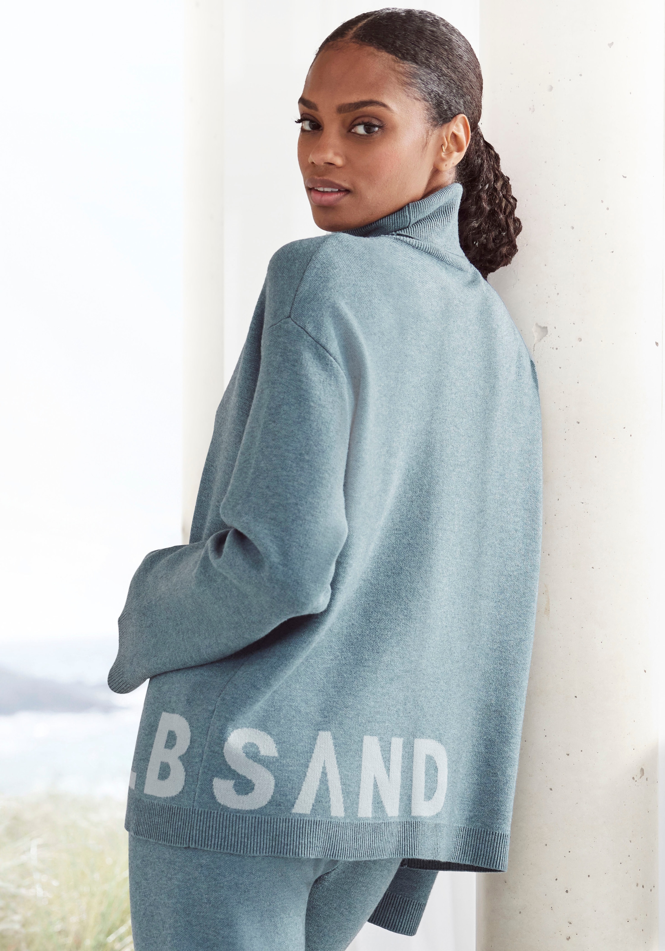 Elbsand Sweater , Rollkragenpullover aus hochwertigem Strick, Loungewear
