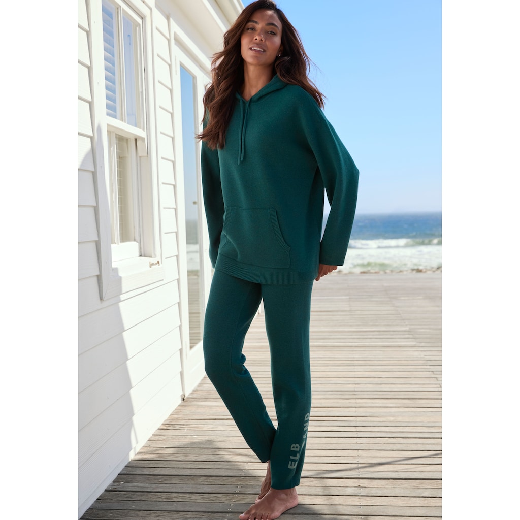 Elbsand Strickhose, aus hochwertigem weichem Strick, Loungewear