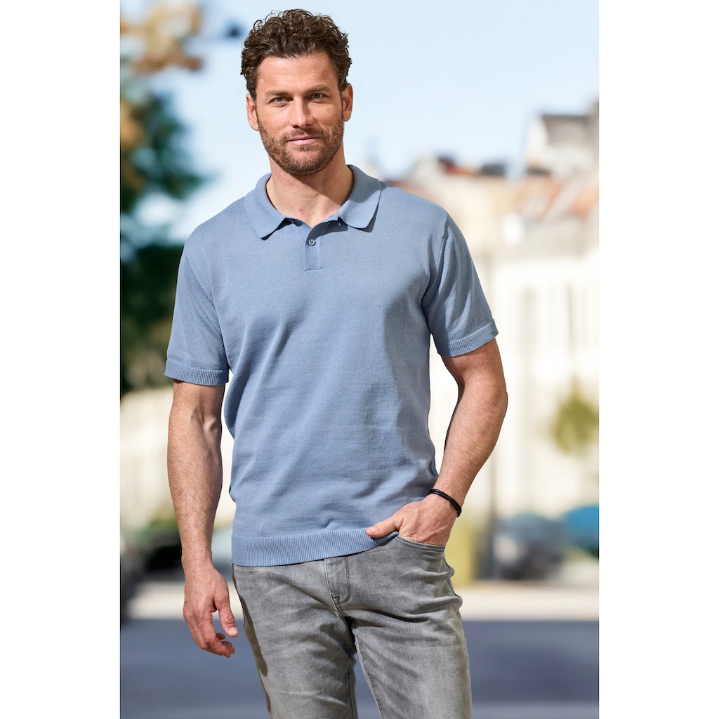 John Devin 5-Pocket-Jeans »Straight-fit Jeans«, aus elastischer Denim-Qualität