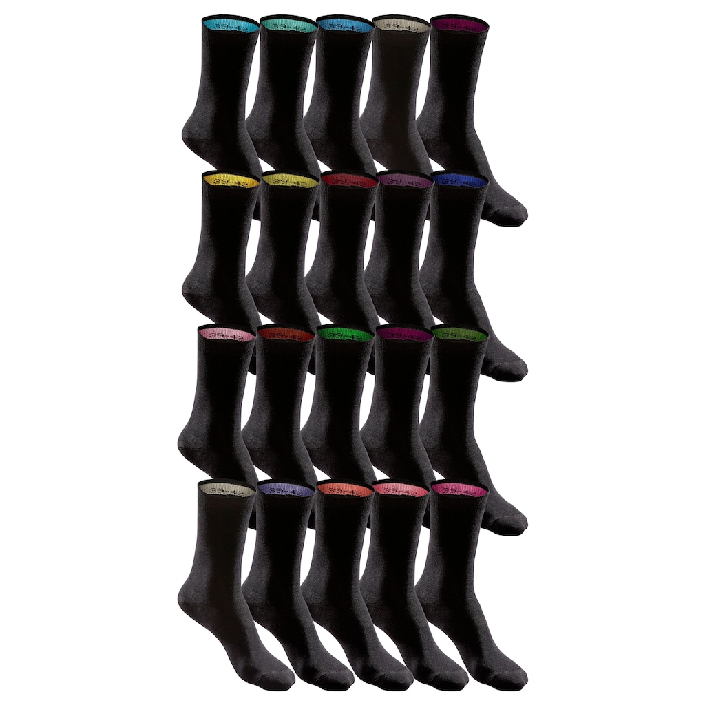 H.I.S Socken, (Box, 20 Paar), in praktischer Geschenkbox