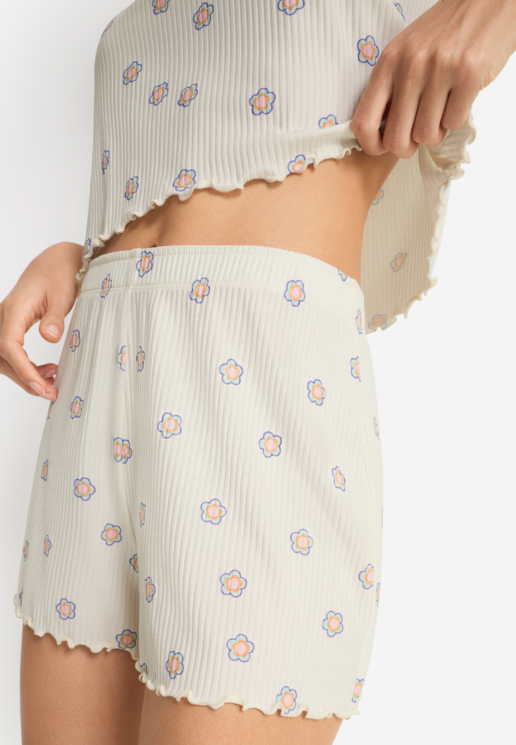 LSCN by LASCANA Shorty Set, 2 pièces All-over Print