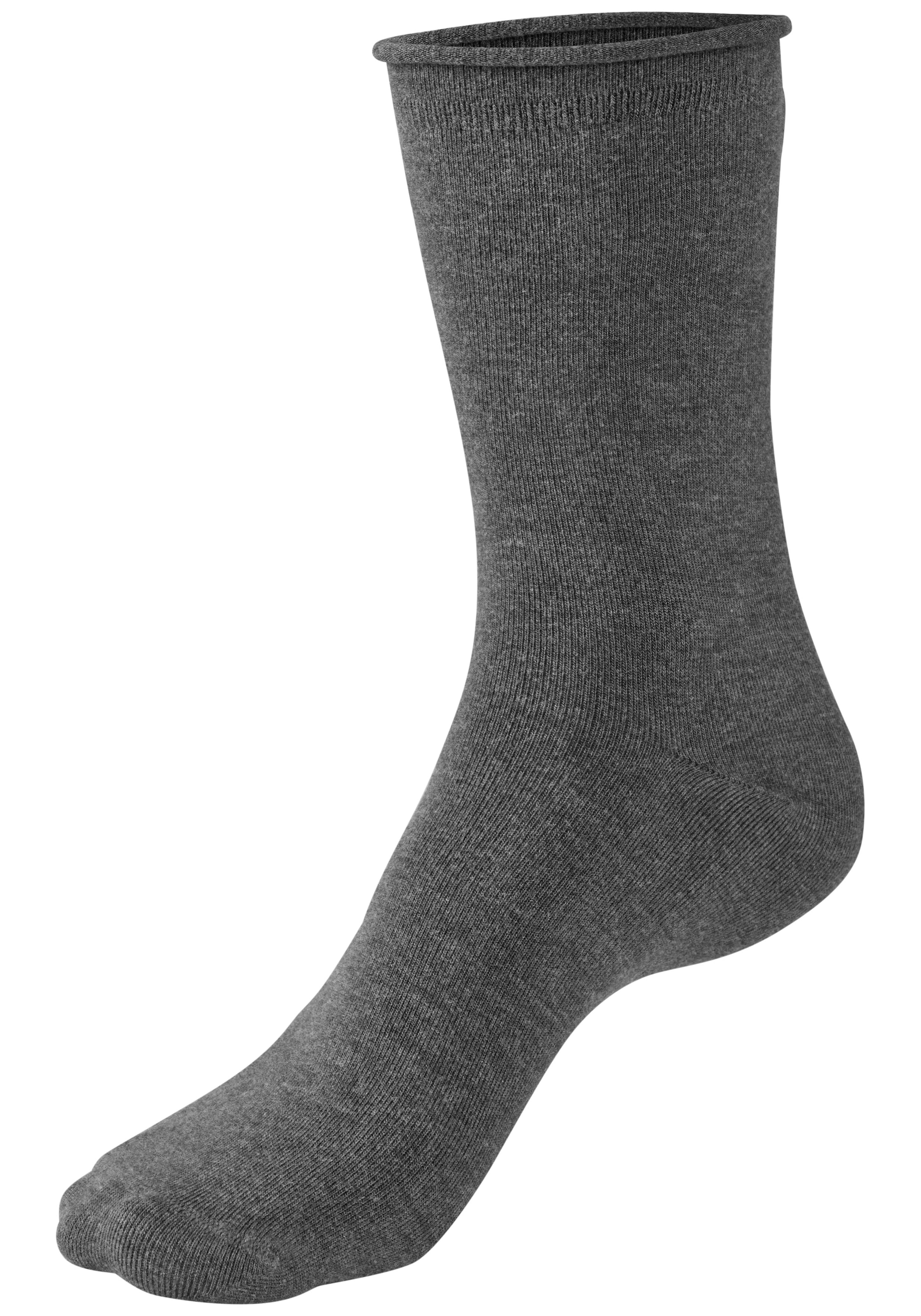 H.I.S Chaussettes basiques Paquet, 3 Couple tlg. mit extra weicher Viskose