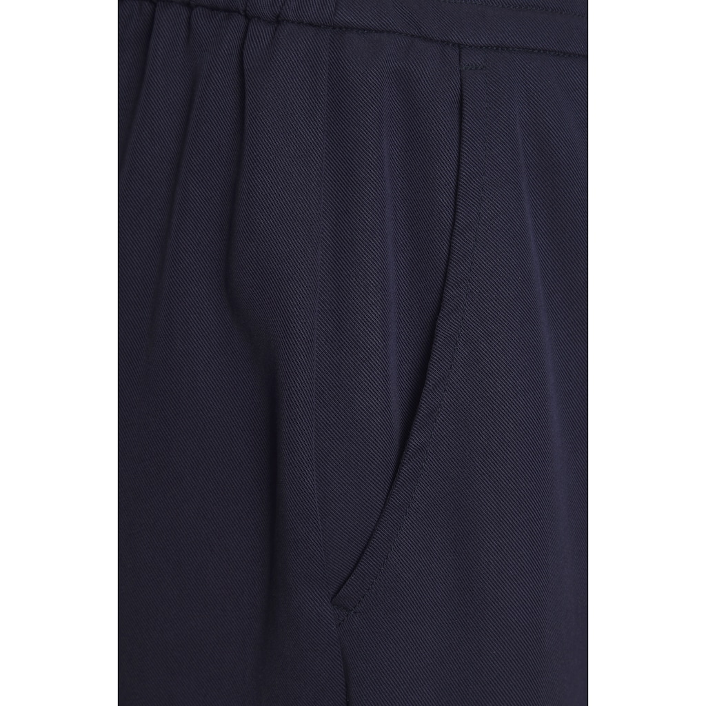 LASCANA Anzughose, mit Bindeband, Palazzohose aus Lyocell mit Taschen