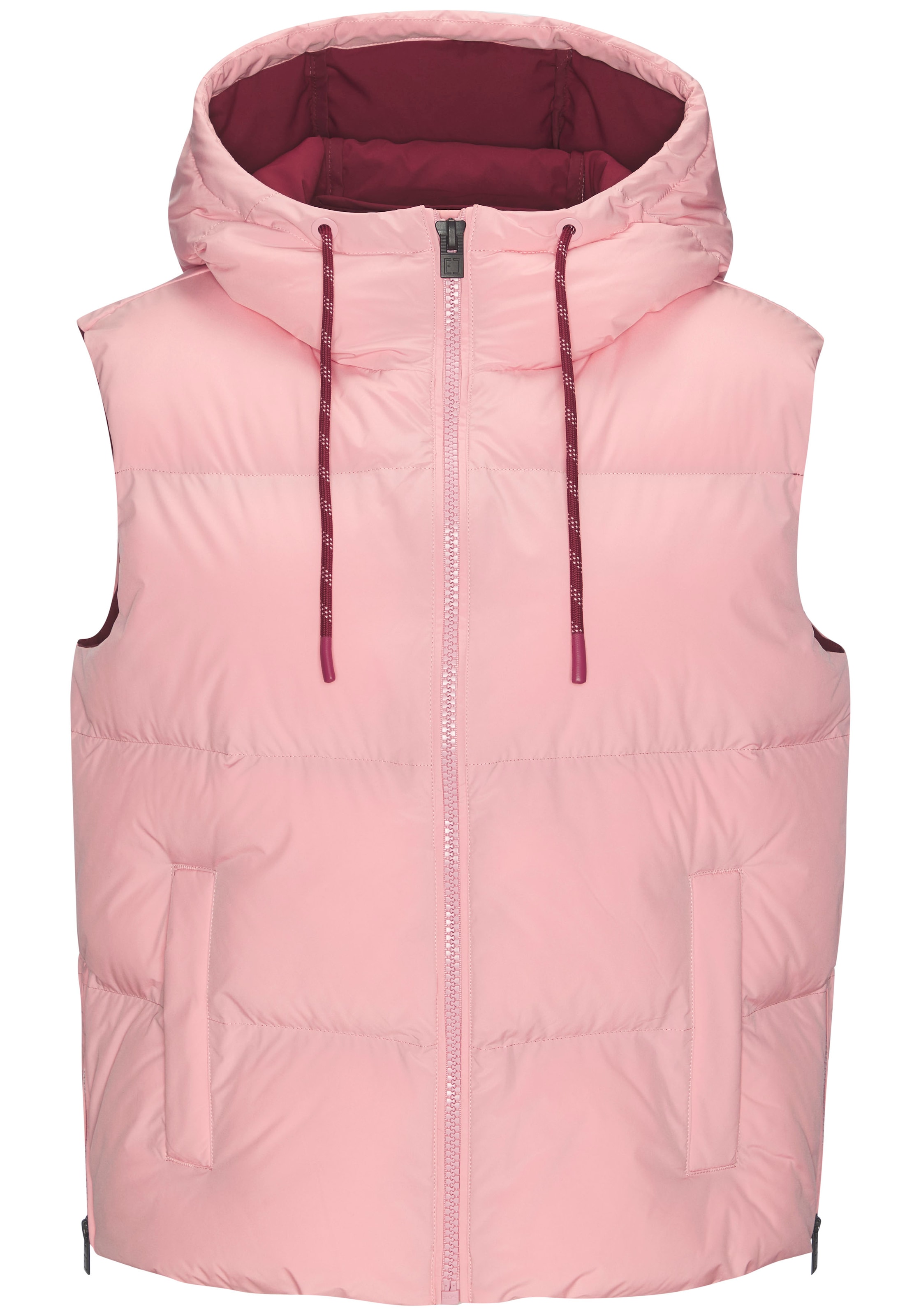 Elbsand Steppweste , mit grossem Logoprint auf dem Rücken
