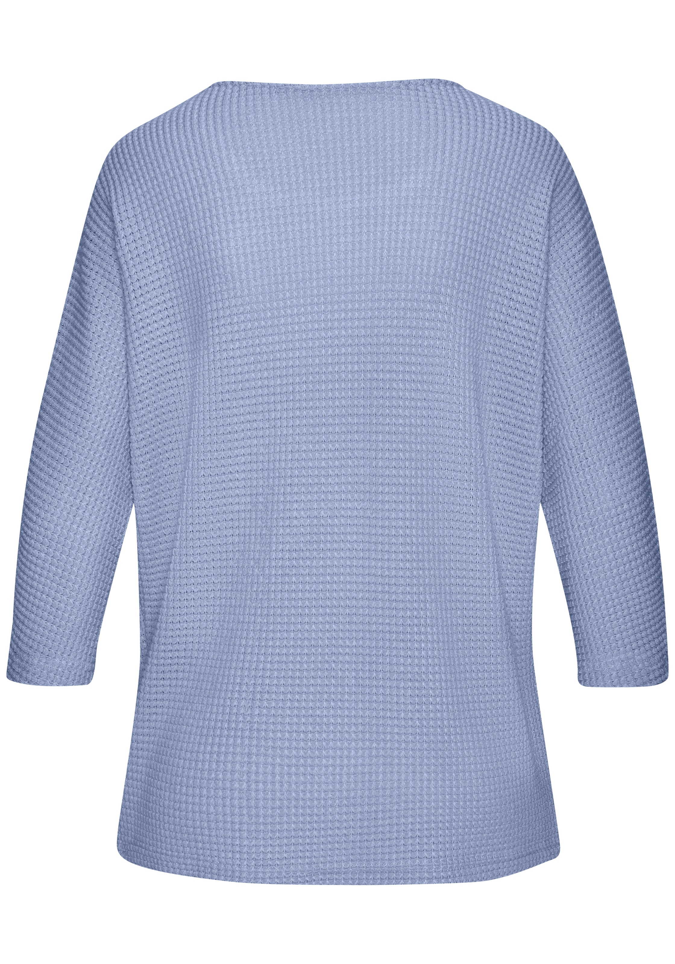 Vivance 3/4-Arm-Shirt »mit sommerlicher Waffelstruktur« aus bügelfreier Strickqualität