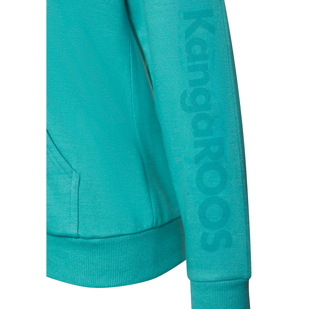 KangaROOS Sweatjacke, mit kontrastfarbenen Details, Loungewear