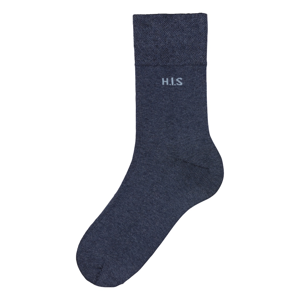 H.I.S Socken, (Packung, 12 Paar), ohne einschneidendes Gummi