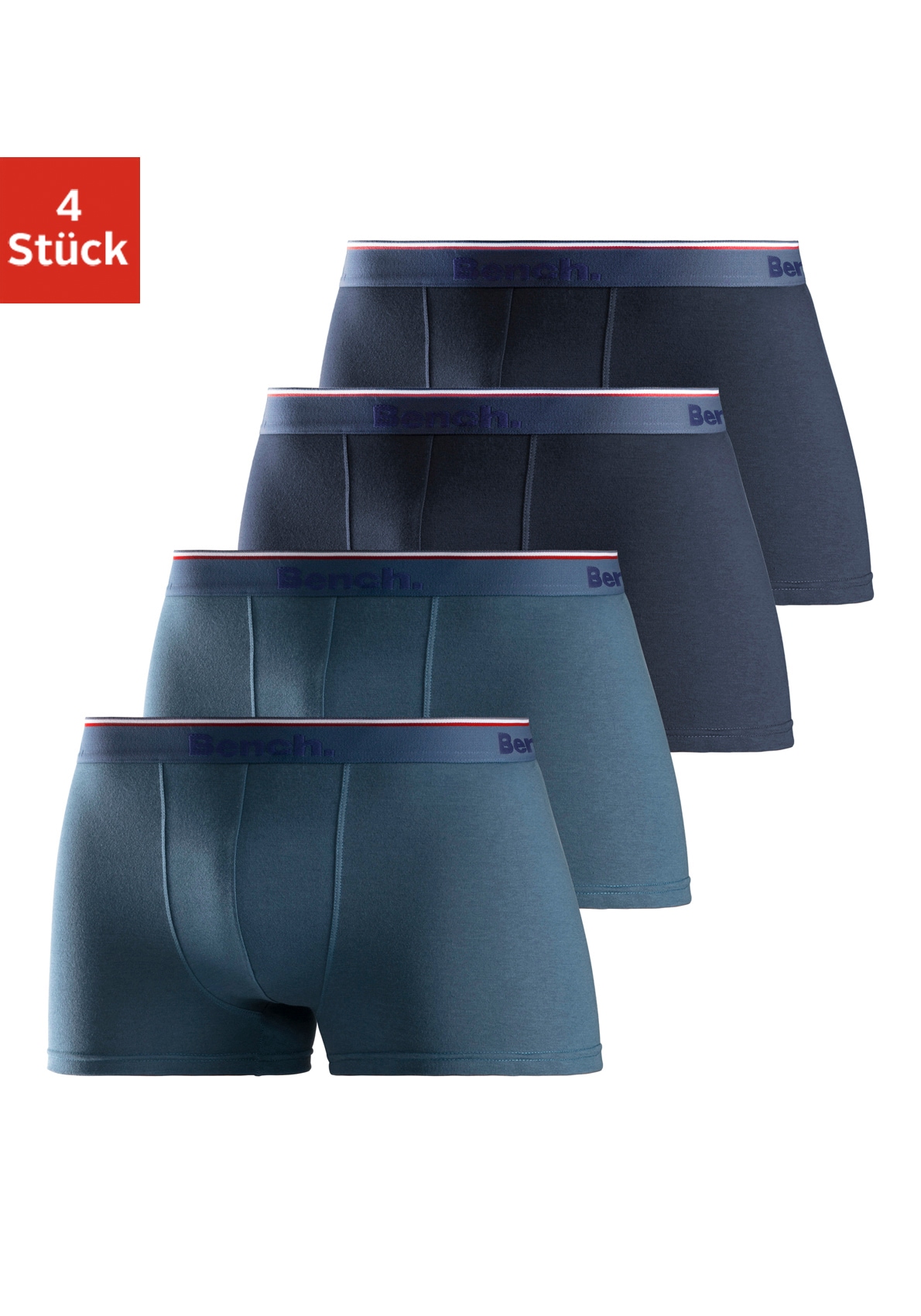 Bench. Boxer »Boxershorts für Herren« Packung, 4 Stk. Unterhosen aus Baumwoll-Mix