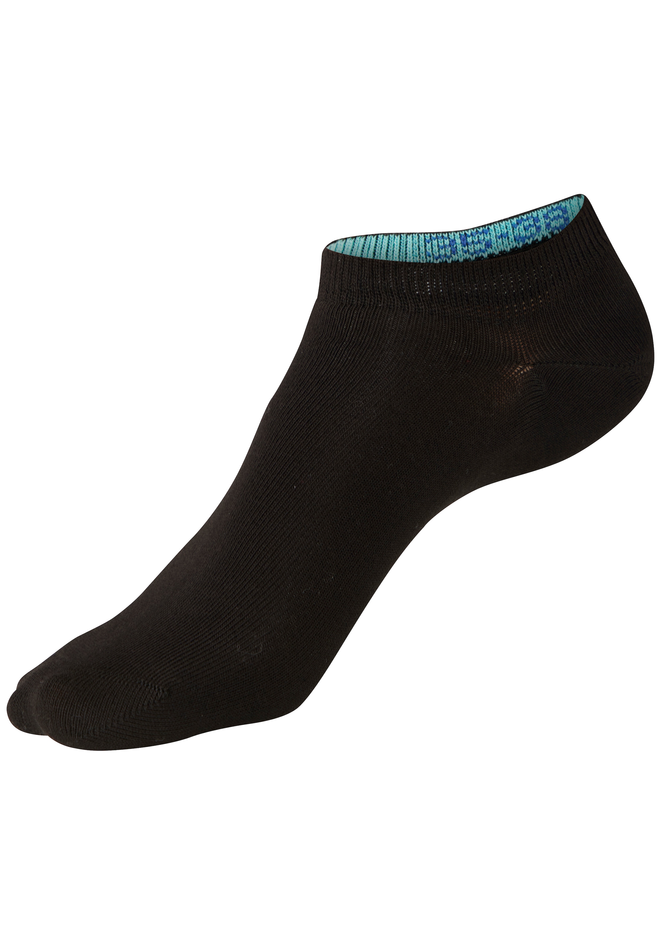 H.I.S Chaussettes de baskets »für Damen und Herren, perfekt zu sortieren, mit farbigen Innenbündchen« Boîte, 20 Couple tlg. dans une boîte cadeau pratique pour le travail et les loisirs