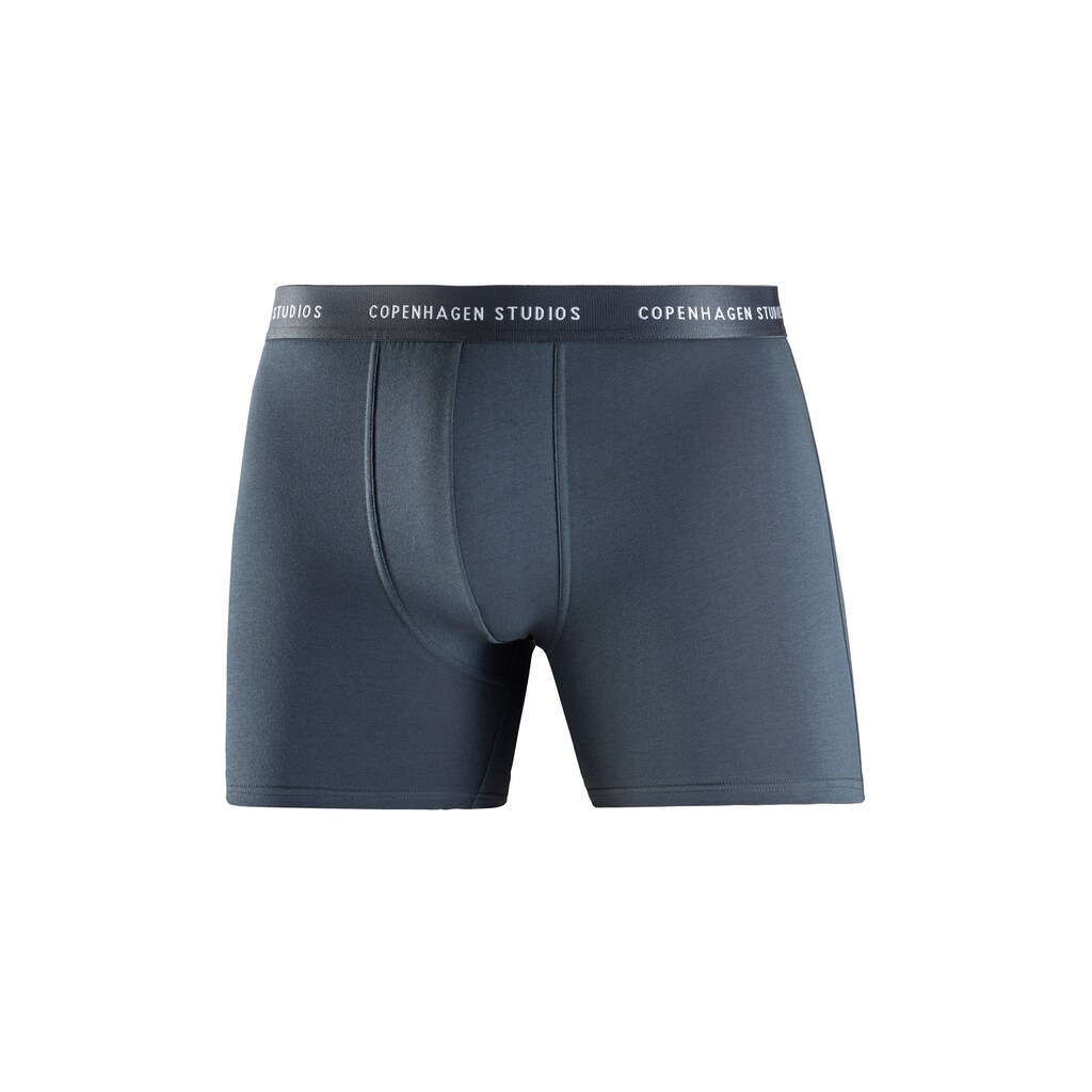 Copenhagen Studios Boxer »Boxershorts für Herren«, (3 St.), mit längerem Bein und Logobund
