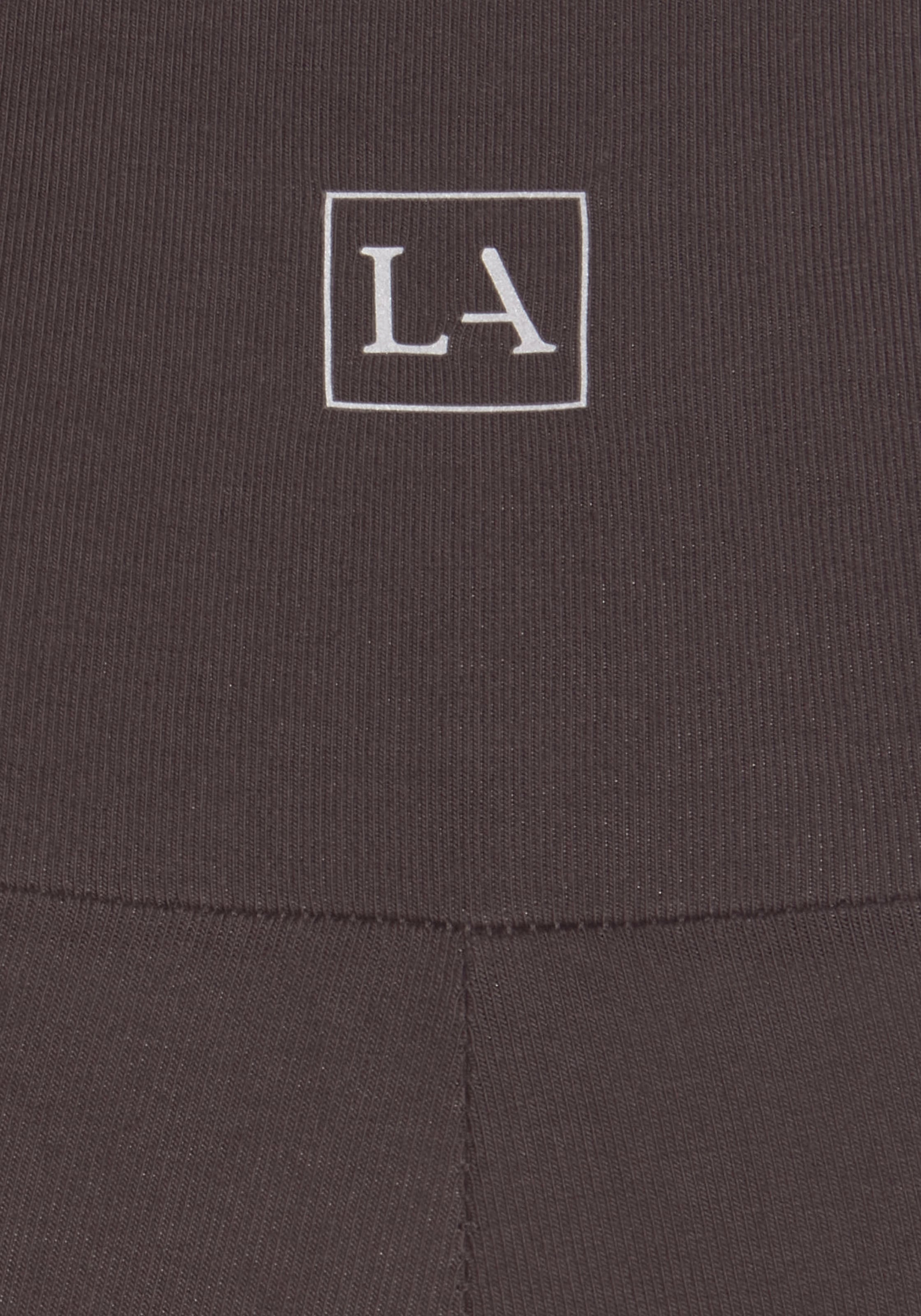 LASCANA Caprileggings, mit breitem weichem Bündchen, Loungewear