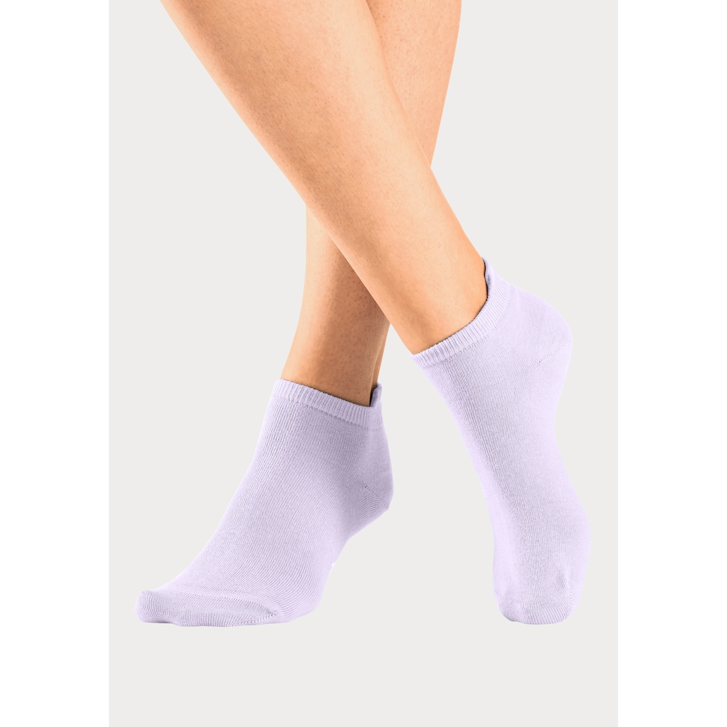 KangaROOS Sneakersocken, (Packung, 10 Paar), mit erhöhtem Bündchen