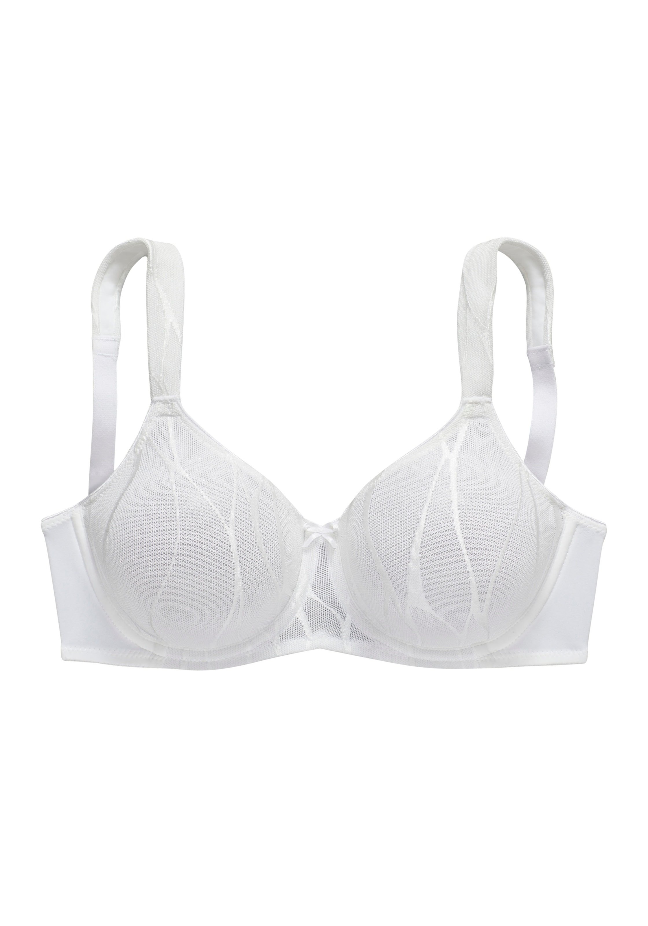 Nuance Minimizer-BH, mit Bügel und breiten, gefütterten Trägern, aus hübschem Glanzjacquard