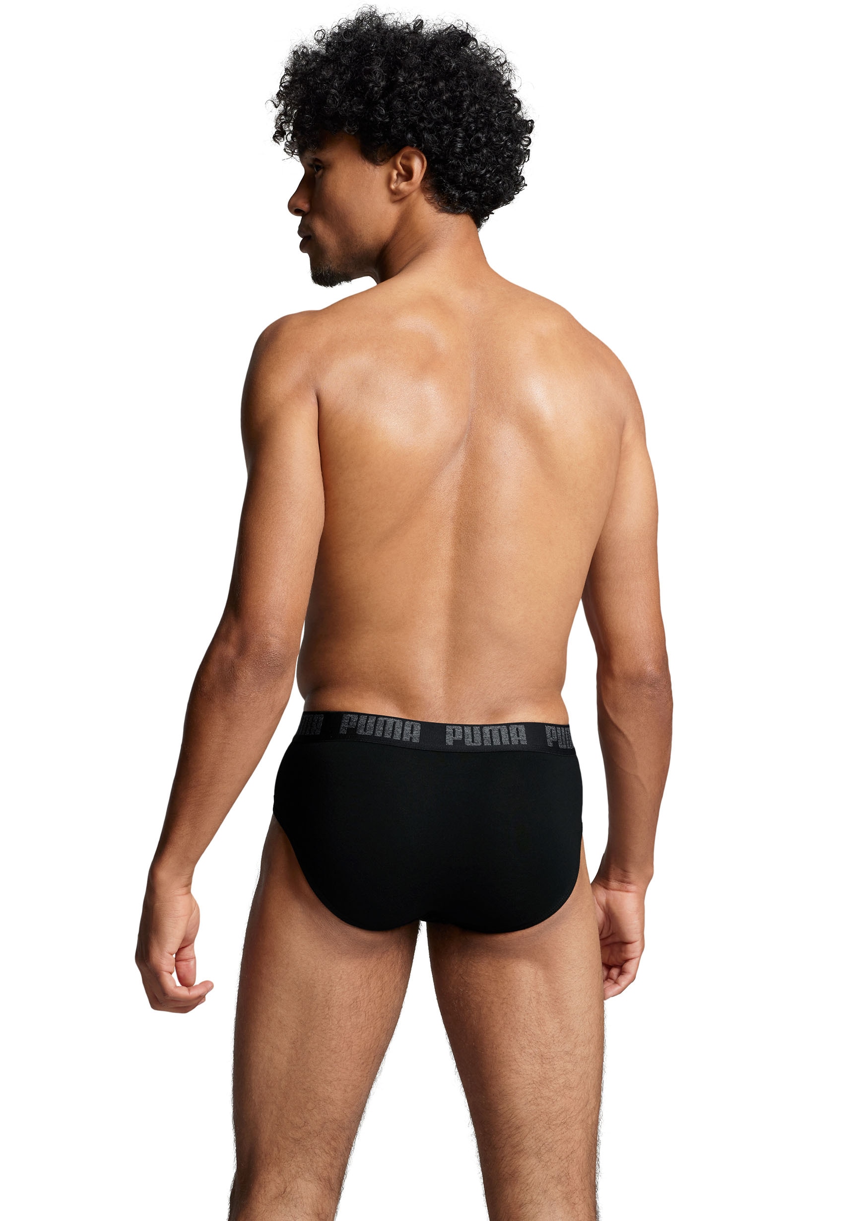 PUMA Slip »PUMA MEN EVERYDAY BRIEFS 2P« Packung, 2er Pack,  mit Logobund