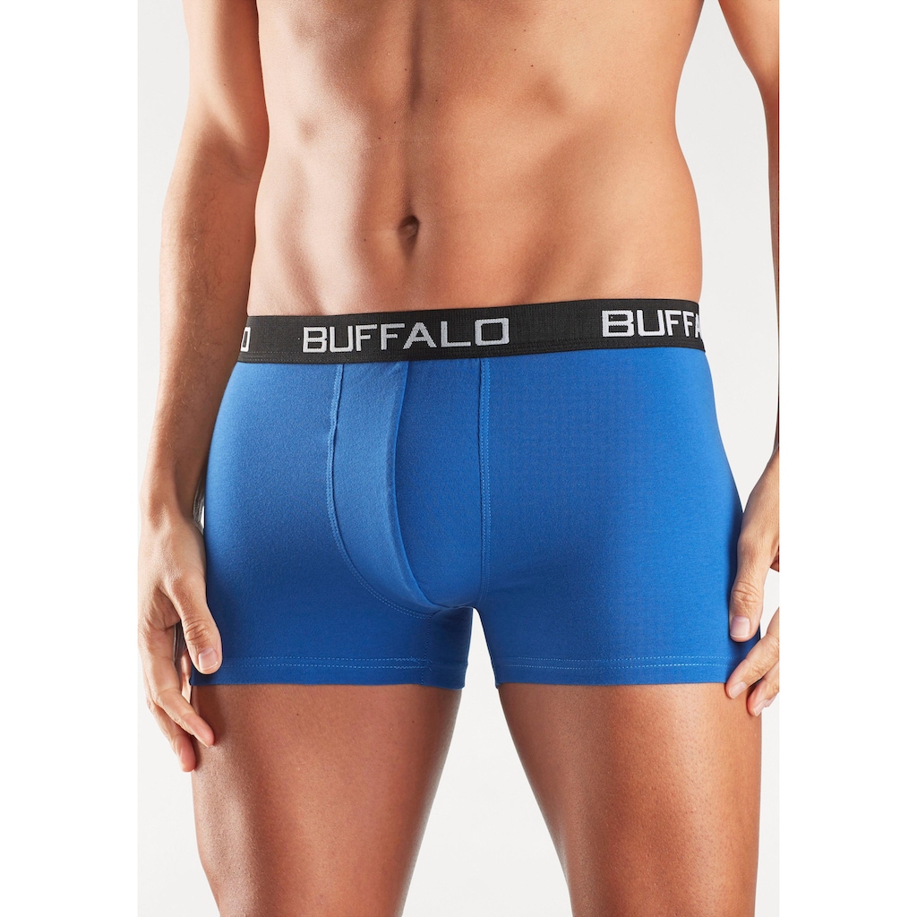 Buffalo Boxer »Boxershorts für Herren«, (Packung, 4 St.), aus Baumwoll-Mix