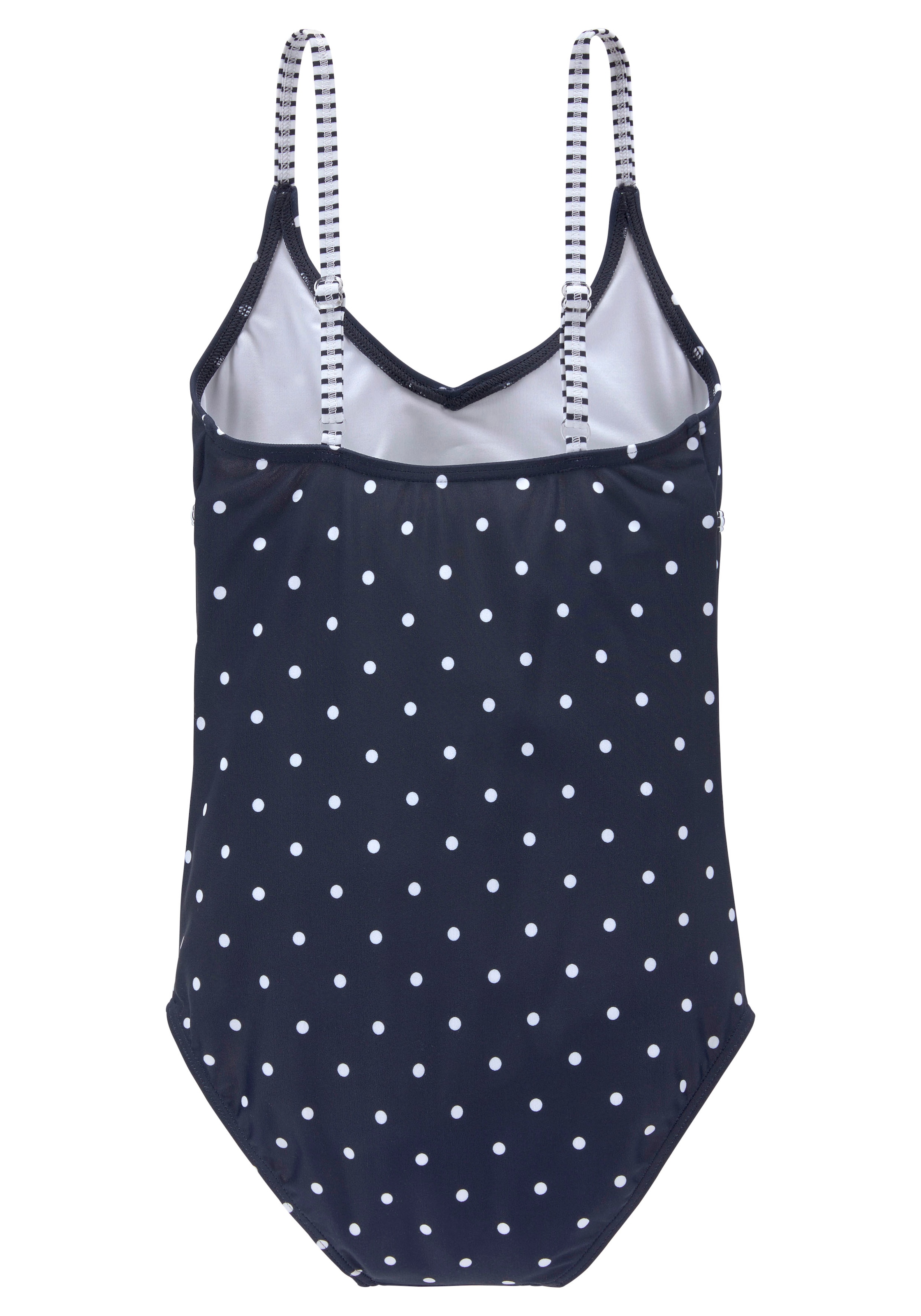 s.Oliver Badeanzug »Audrey Kids« im Punkte-Streifen-Mix