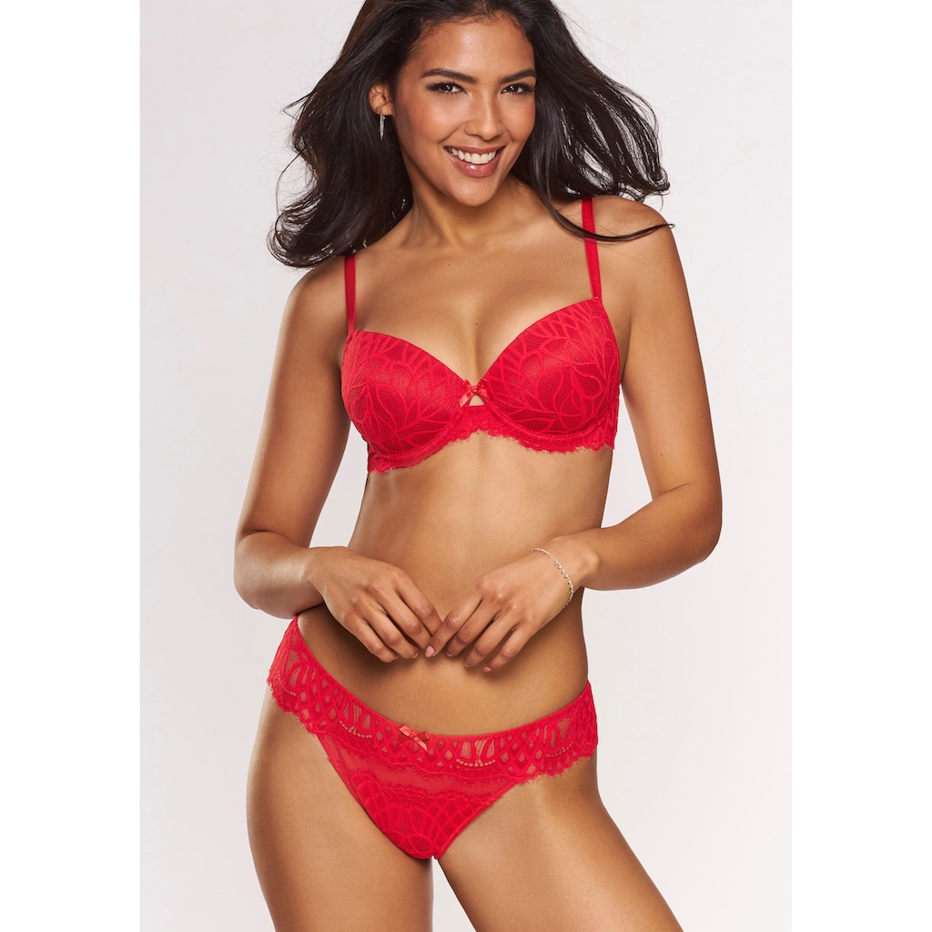 LASCANA Schalen-BH »Cara«, mit Bügel rundum aus filigraner Spitze, sexy Dessous