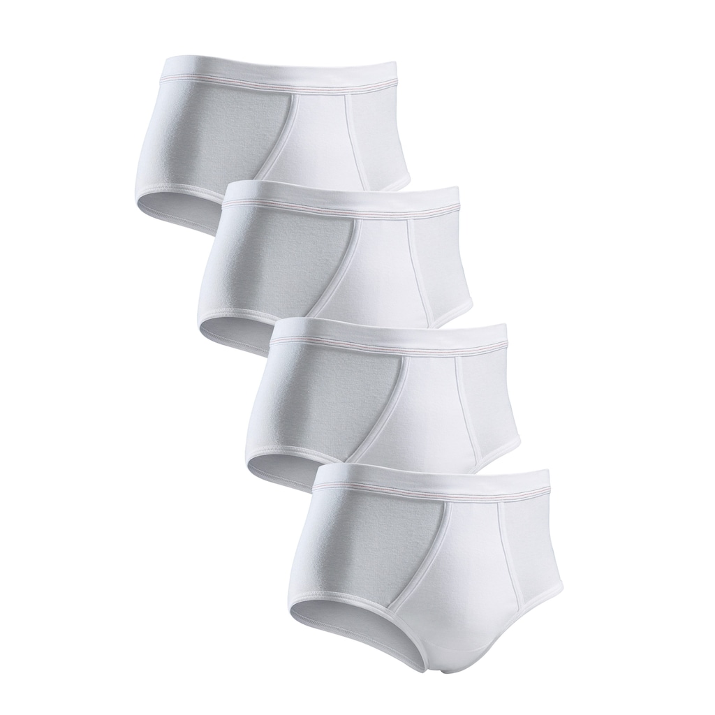 Clipper Slip, (Packung, 4 St.), schlichtes Basic für jeden Tag aus Feinripp