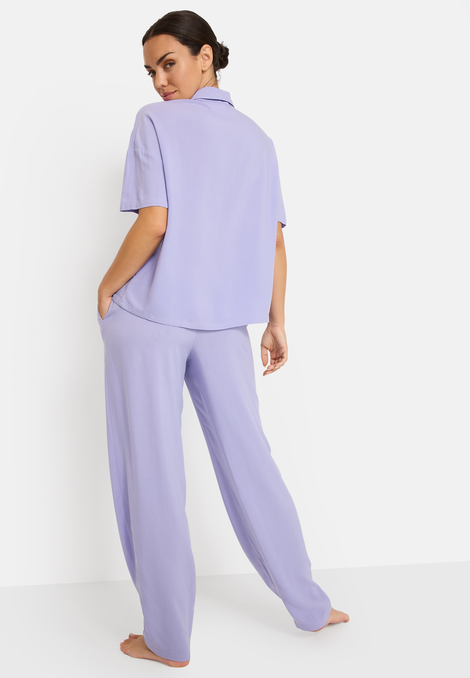 LSCN by LASCANA Pyjama Set, 2 mit weiter Ballon-Hose
