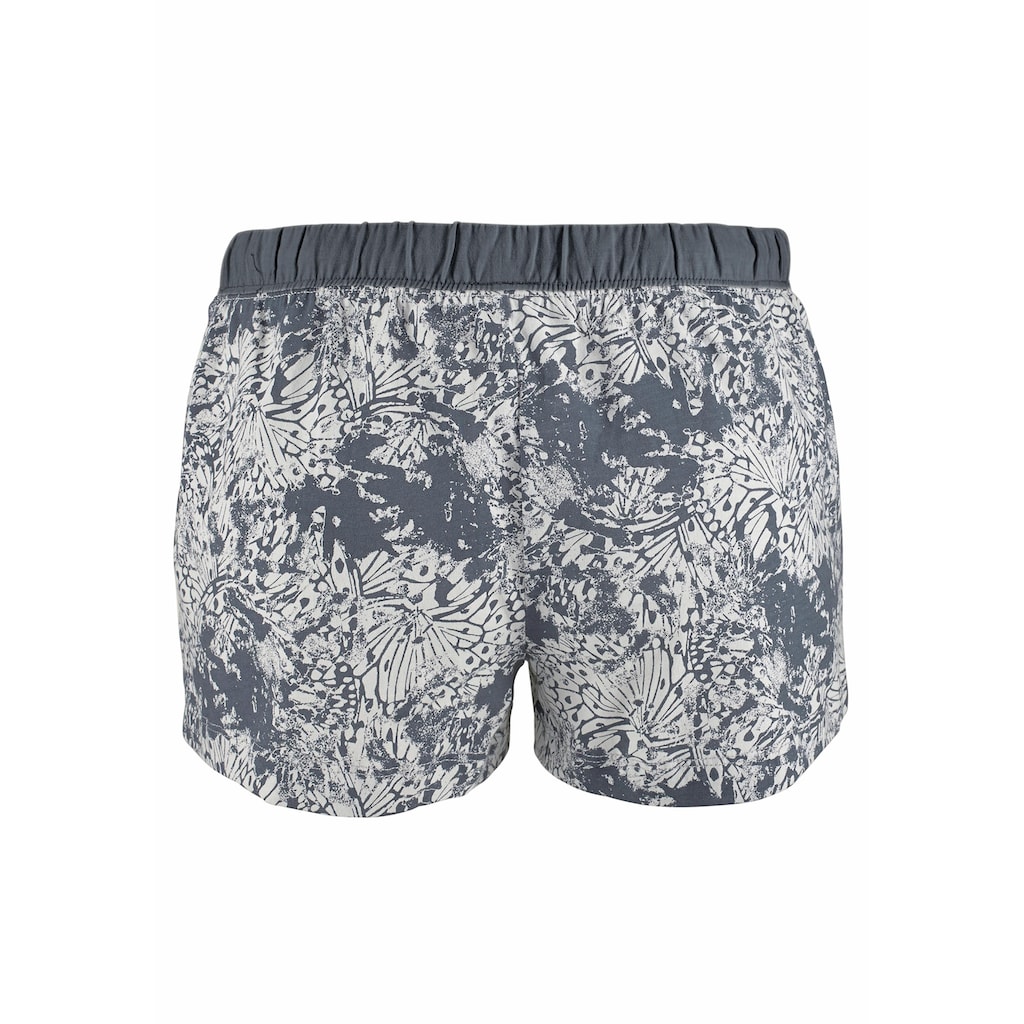 Buffalo Shorty, (2 tlg.), mit gemusterter Shorts und softem Basic T-Shirt