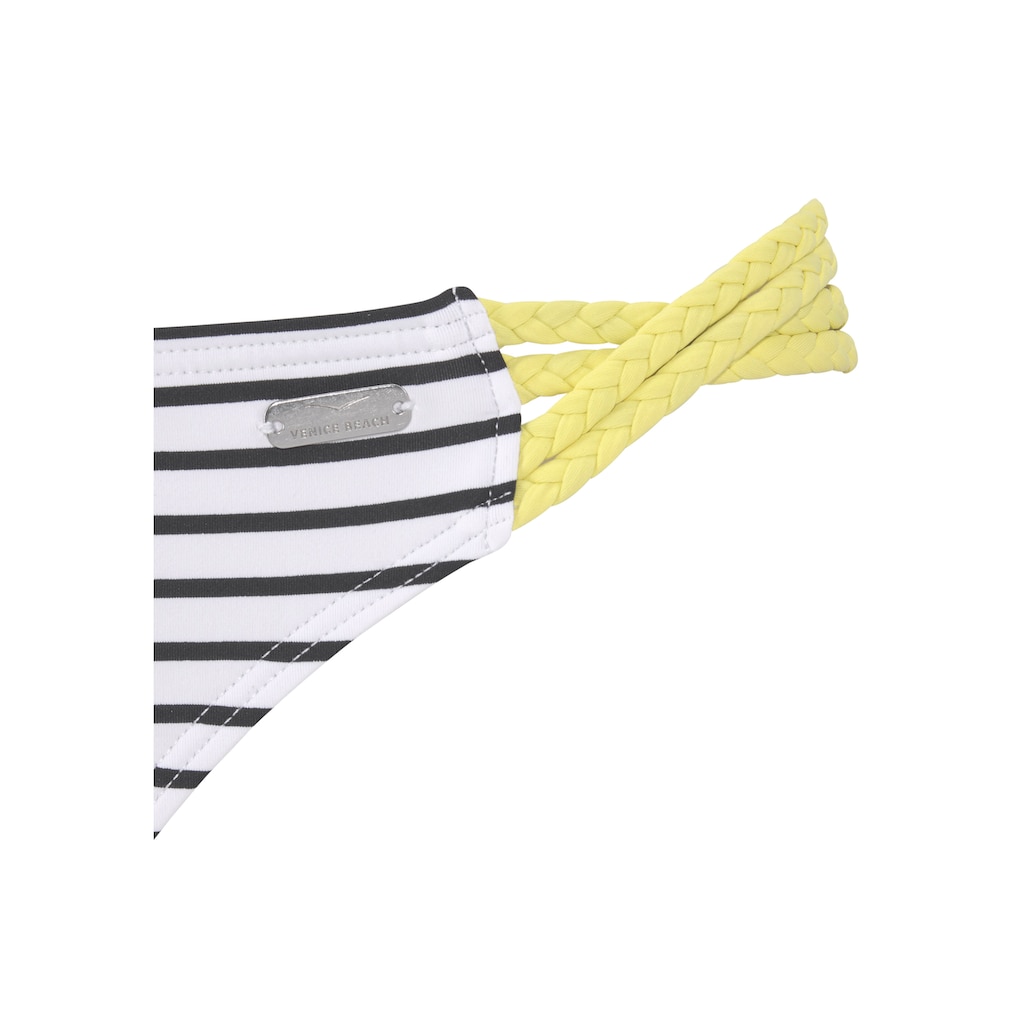 Venice Beach Bikini-Hose »Camie«, mit geflochtenen Details