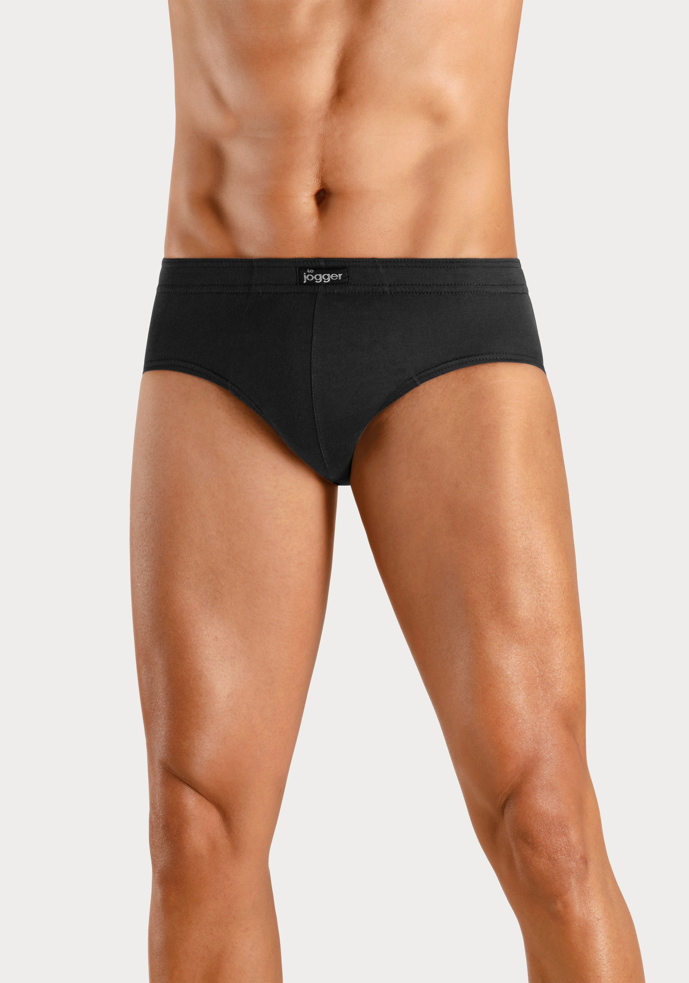 le jogger Slip Packung, 4 Stk. aus angenehm weicher Baumwoll-Qualität