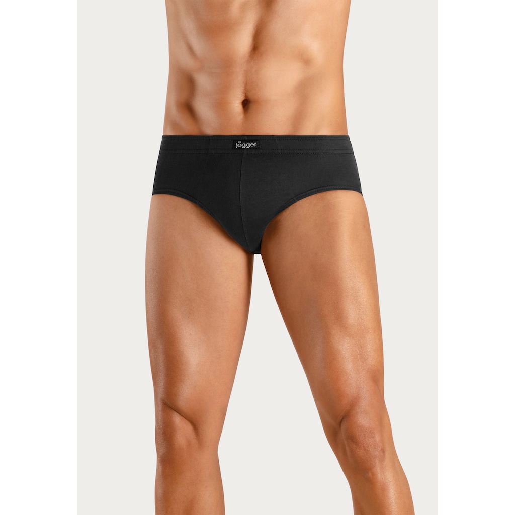 le jogger® Slip, (Packung, 4 St.), aus angenehm weicher Baumwoll-Qualität