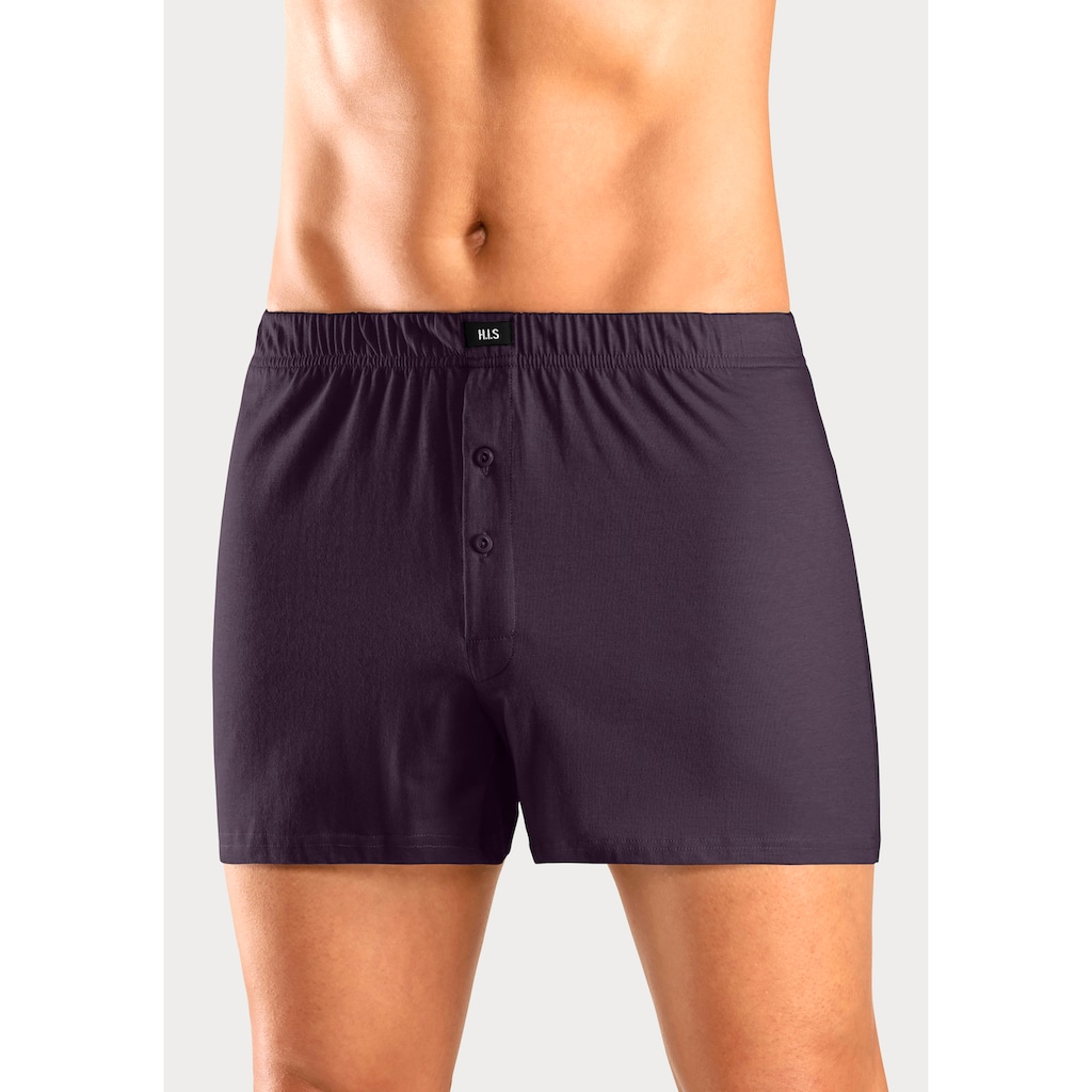 H.I.S Weiter Boxer »Herren Boxer«, (Packung, 5 St.), weite Passform, Komfortbund, aus Baumwoll-Stretch