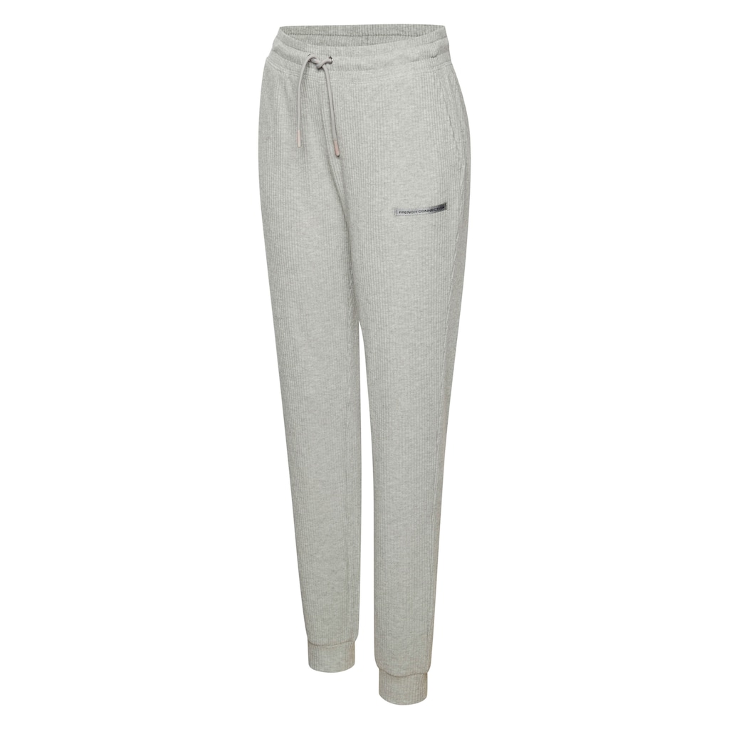 French Connection Sweathose, aus weicher Rippstruktur, Loungewear