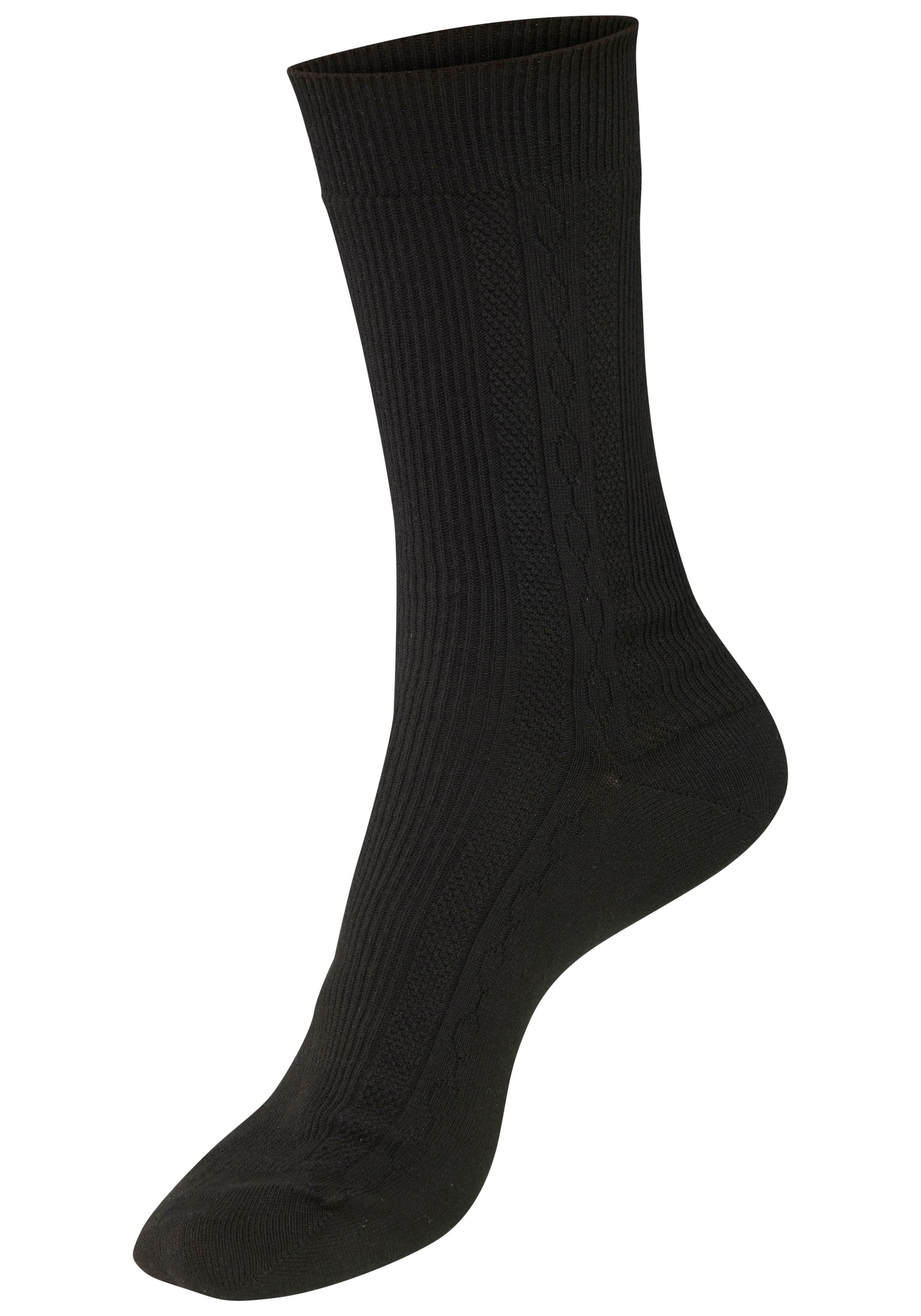 H.I.S Chaussettes d'affaires »Klassische Herren, Männersocken, unifarben, ohne drückende Naht« Paquet, chaussettes de costume, 5 Couple tlg. avec motifs tricotés discrets