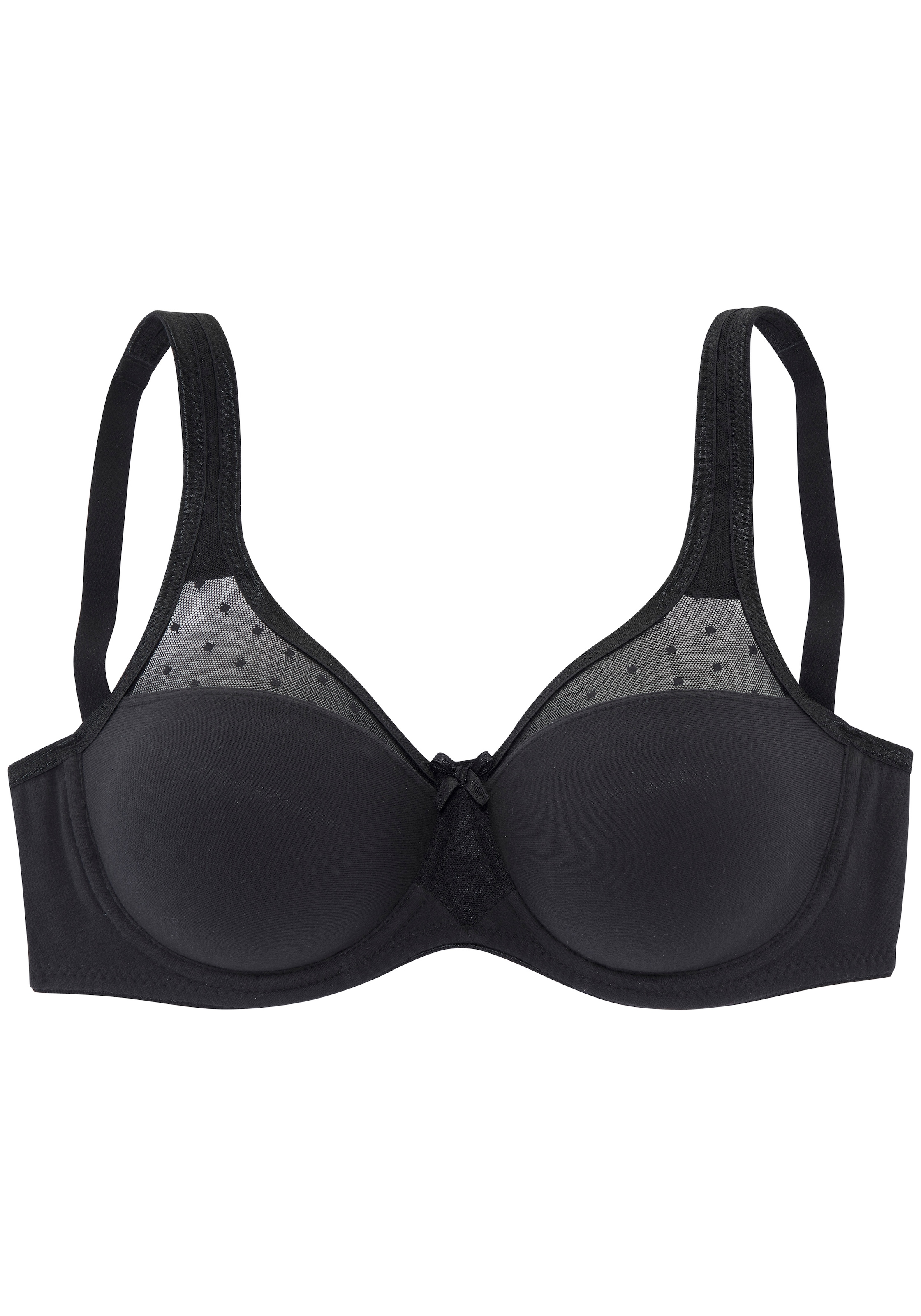 Nuance Soutien-gorge minimisant mit Bügel und gepunktetem Netzeinsatz