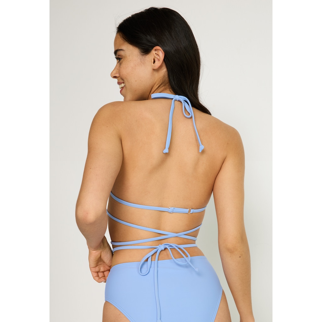 LSCN by LASCANA Triangel-Bikini-Top »Gina«, mit langem Bindeband