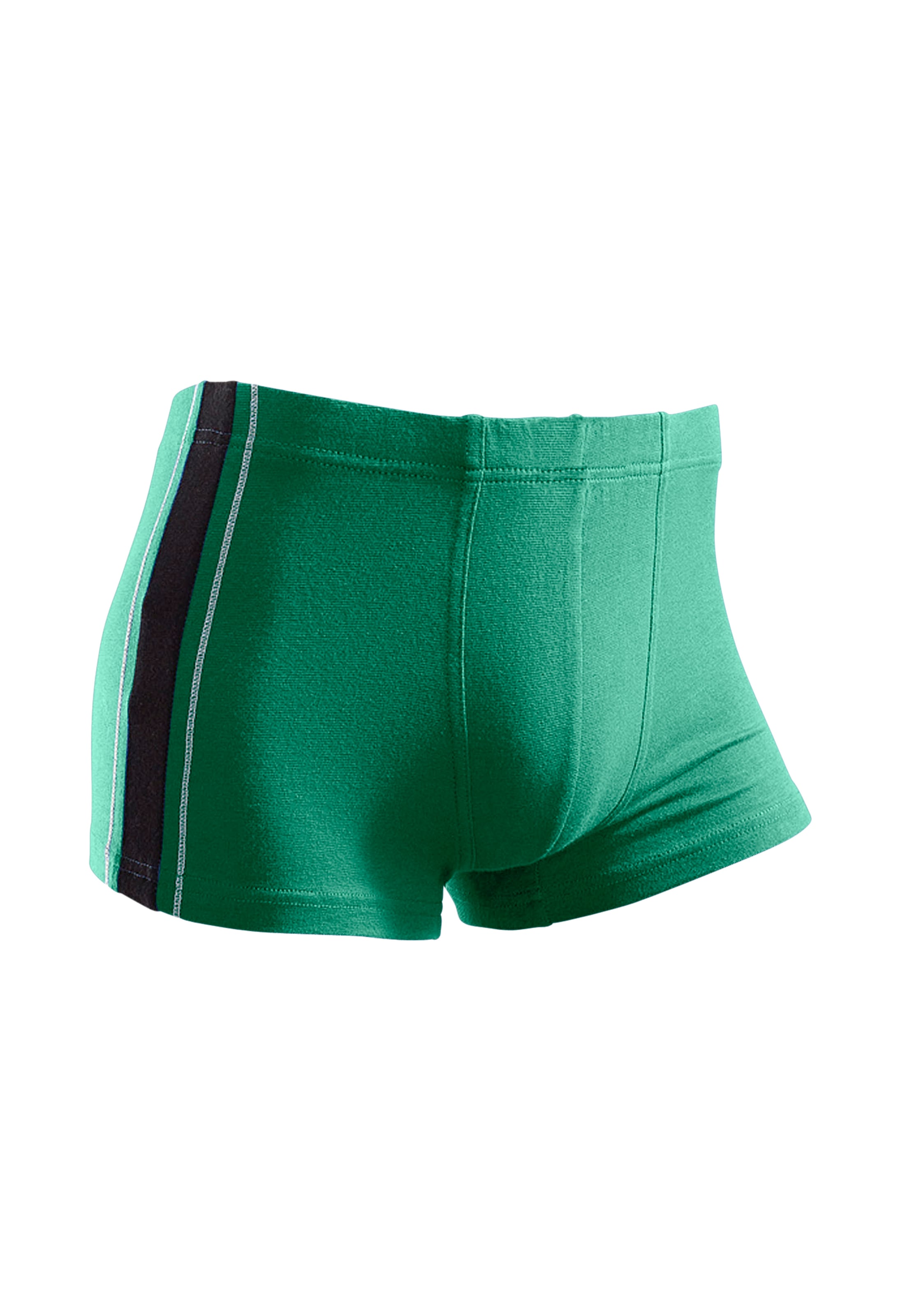 AUTHENTIC LE JOGGER Boxer »Boxershorts für Herren« Paquet, 4 cuis mit kontrastfarbigen Streifen seitlich