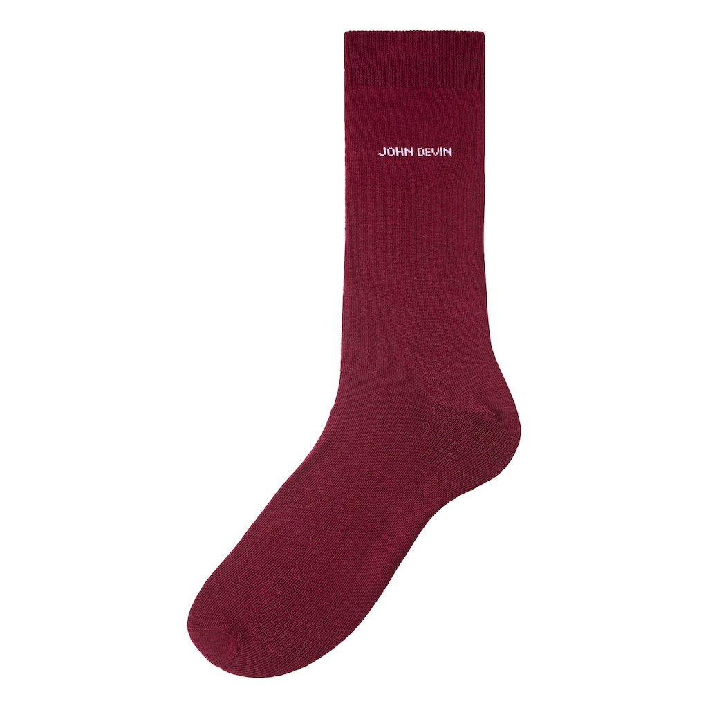 John Devin Basicsocken, (Packung, 7 Paar), für jeden Tag